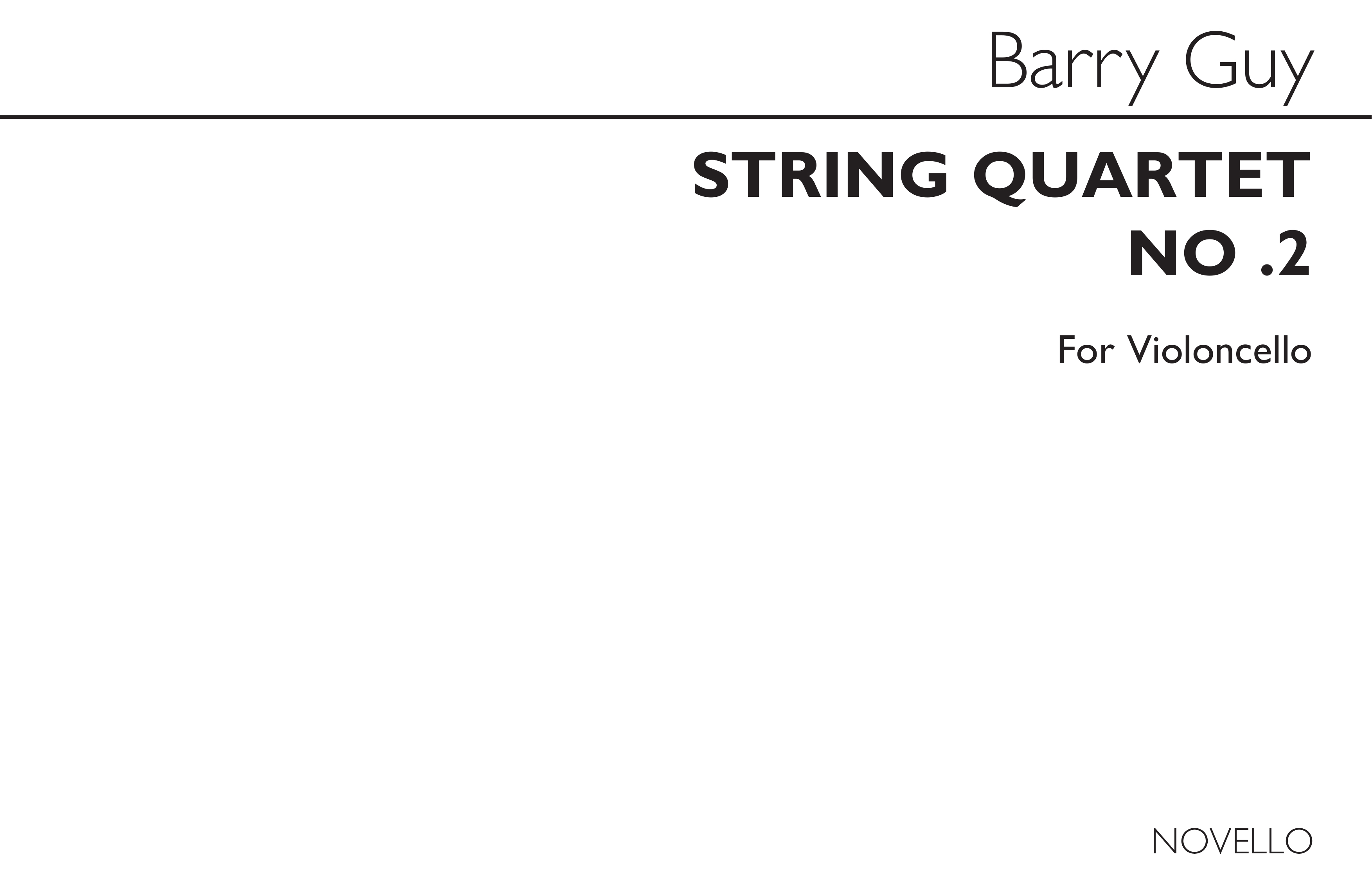 Guy: String Quartet No.2 (Parts)