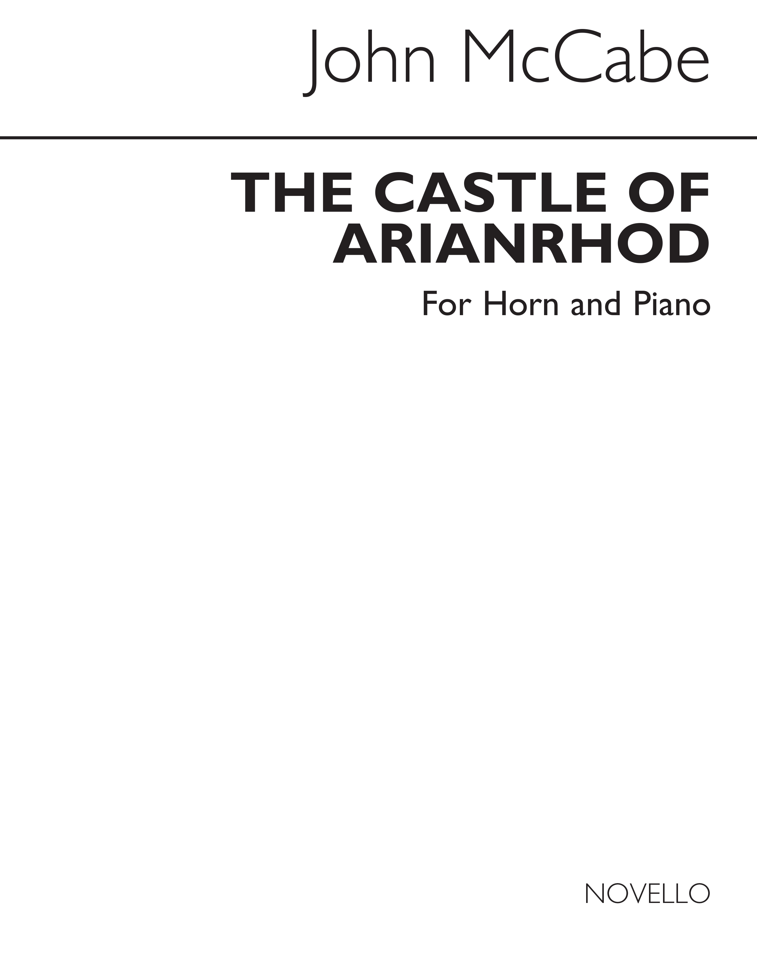 McCabe: Castle Of Arianrhod (Goddess Trilogy 1) for Horn and Piano