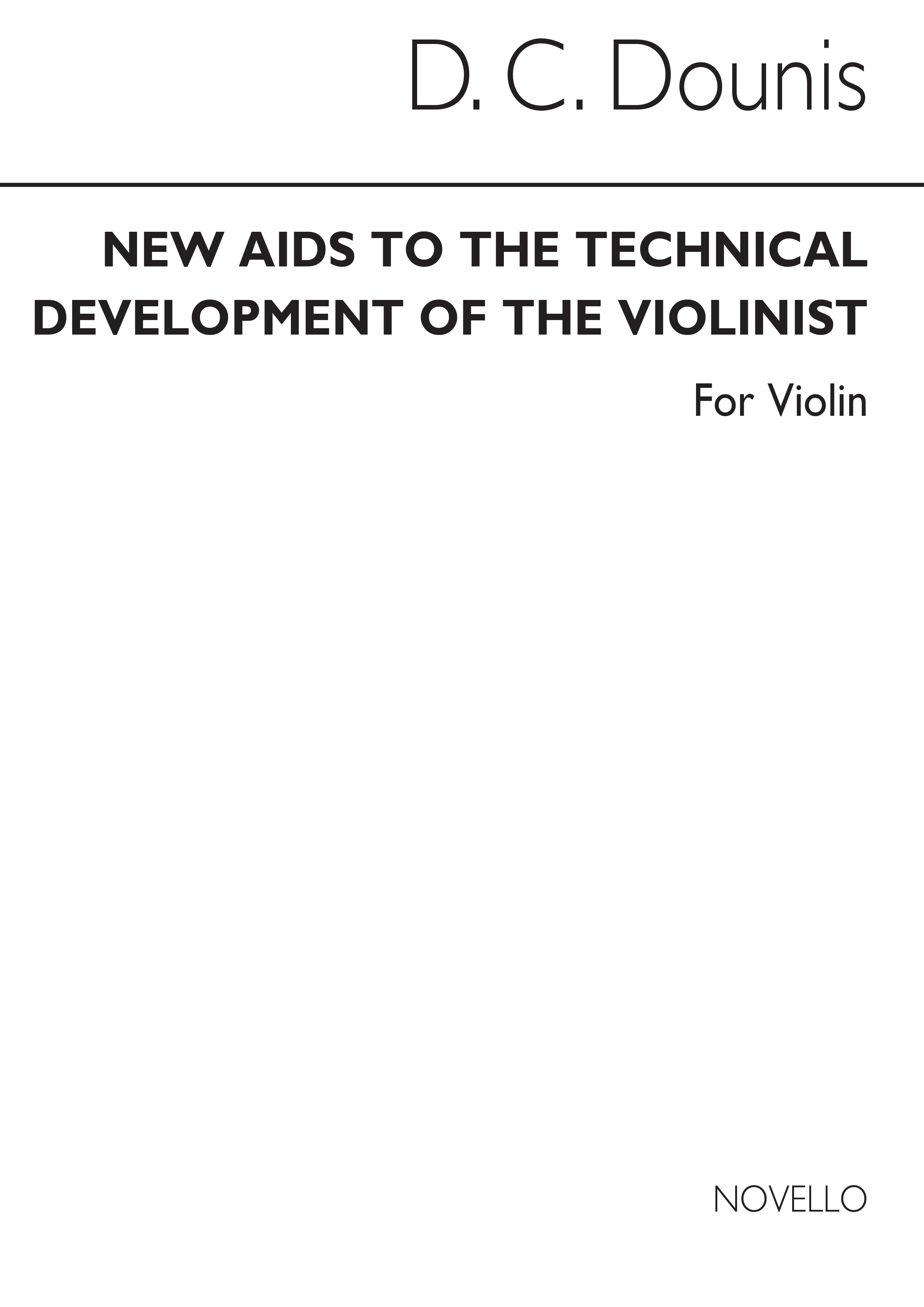 Dounis New Aids To Technical Development Violin