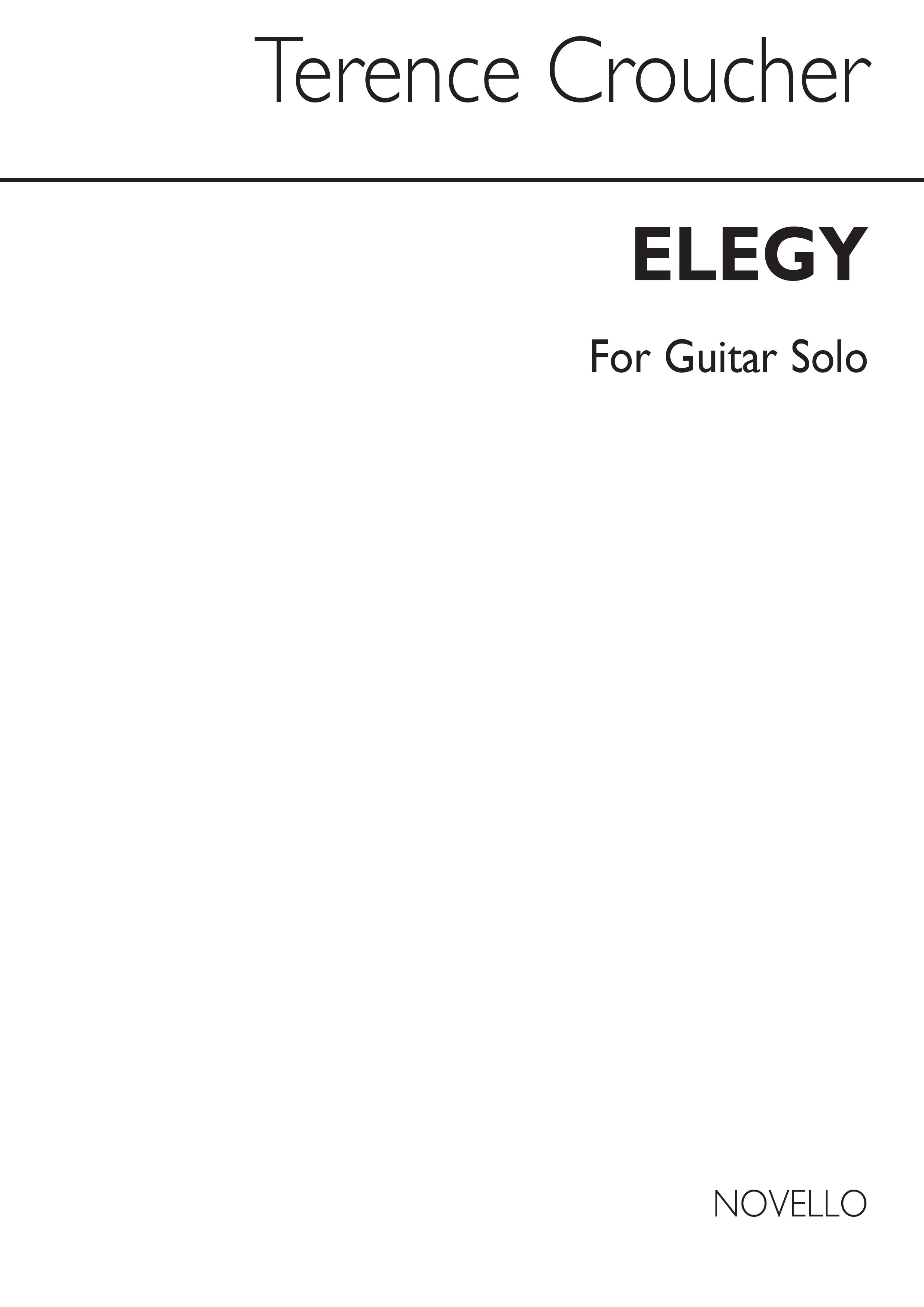 Croucher: Elegy For Guitar