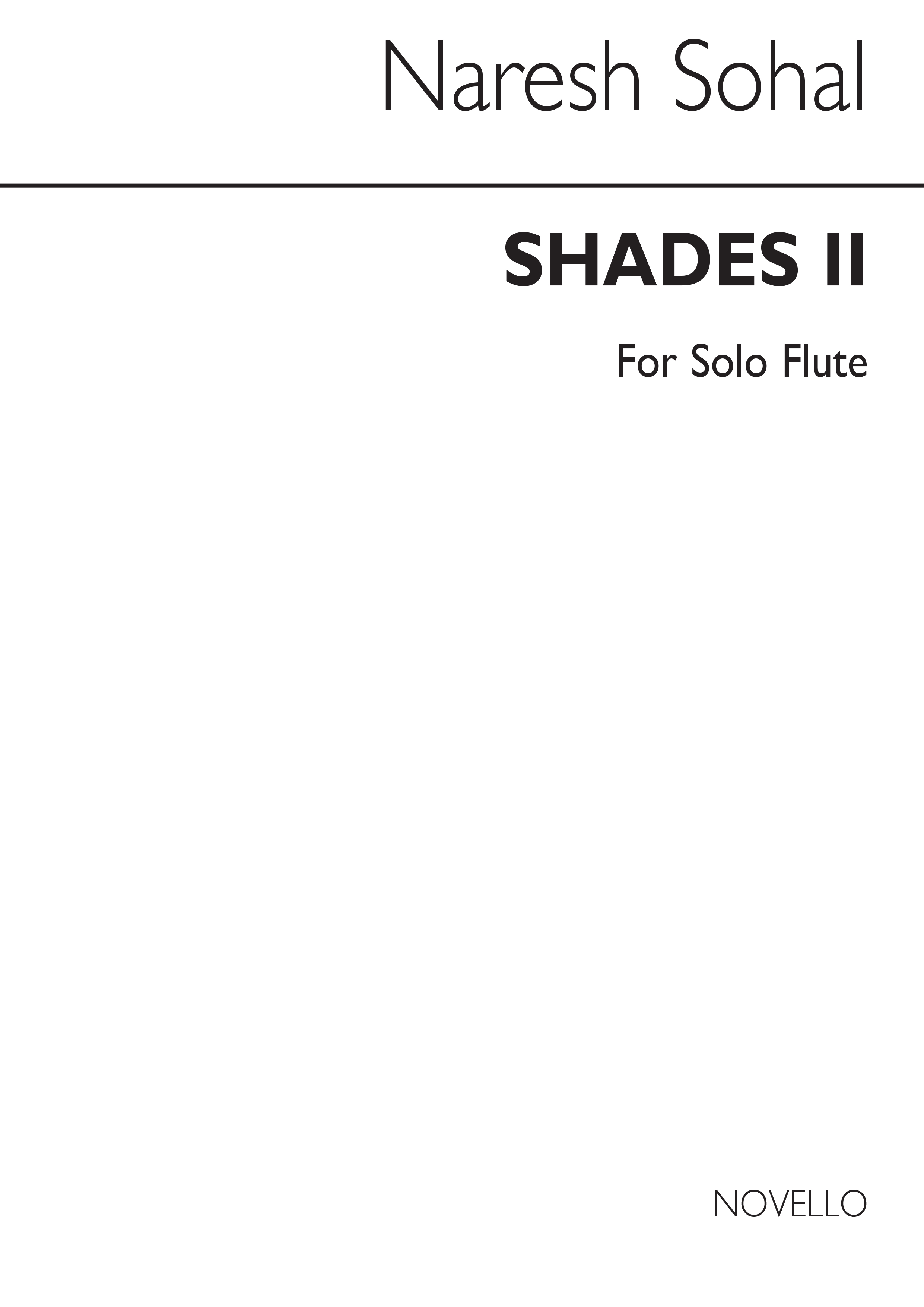 Sohal: Shades II for Solo Flute