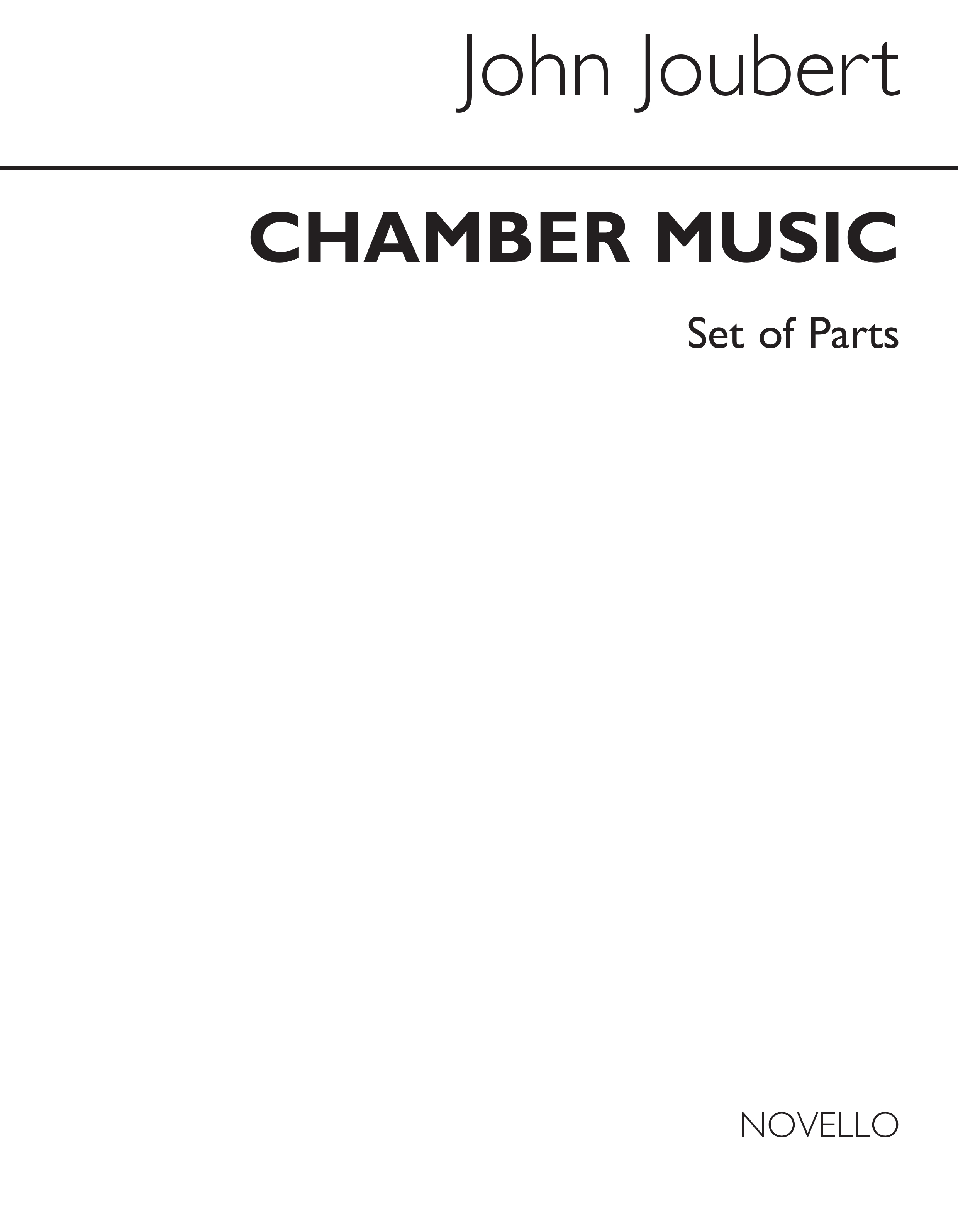 Joubert: Chamber Music for Brass Ensemble (Parts)