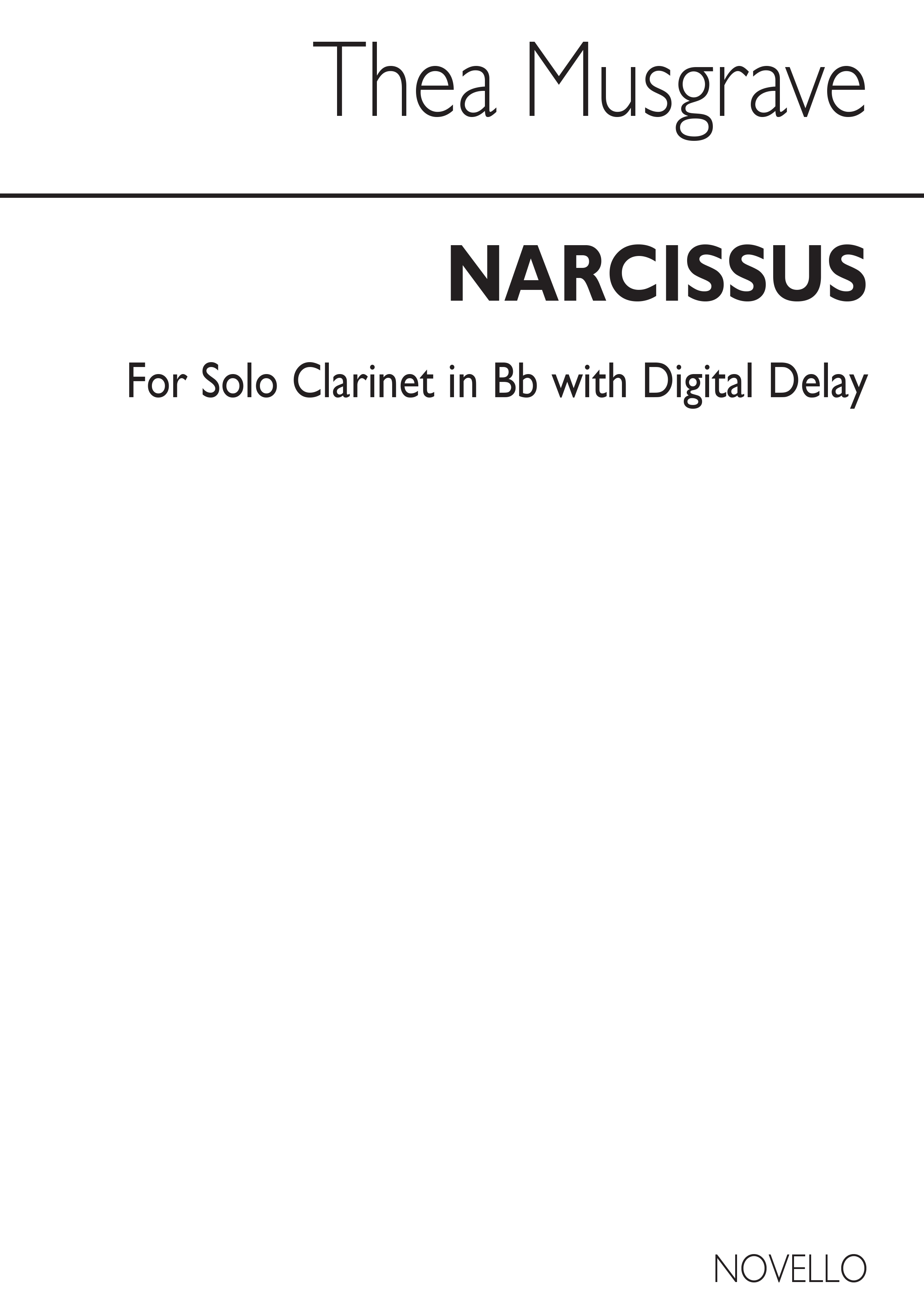 Thea Musgrave: Narcissus (Clarinet And Digital Delay)