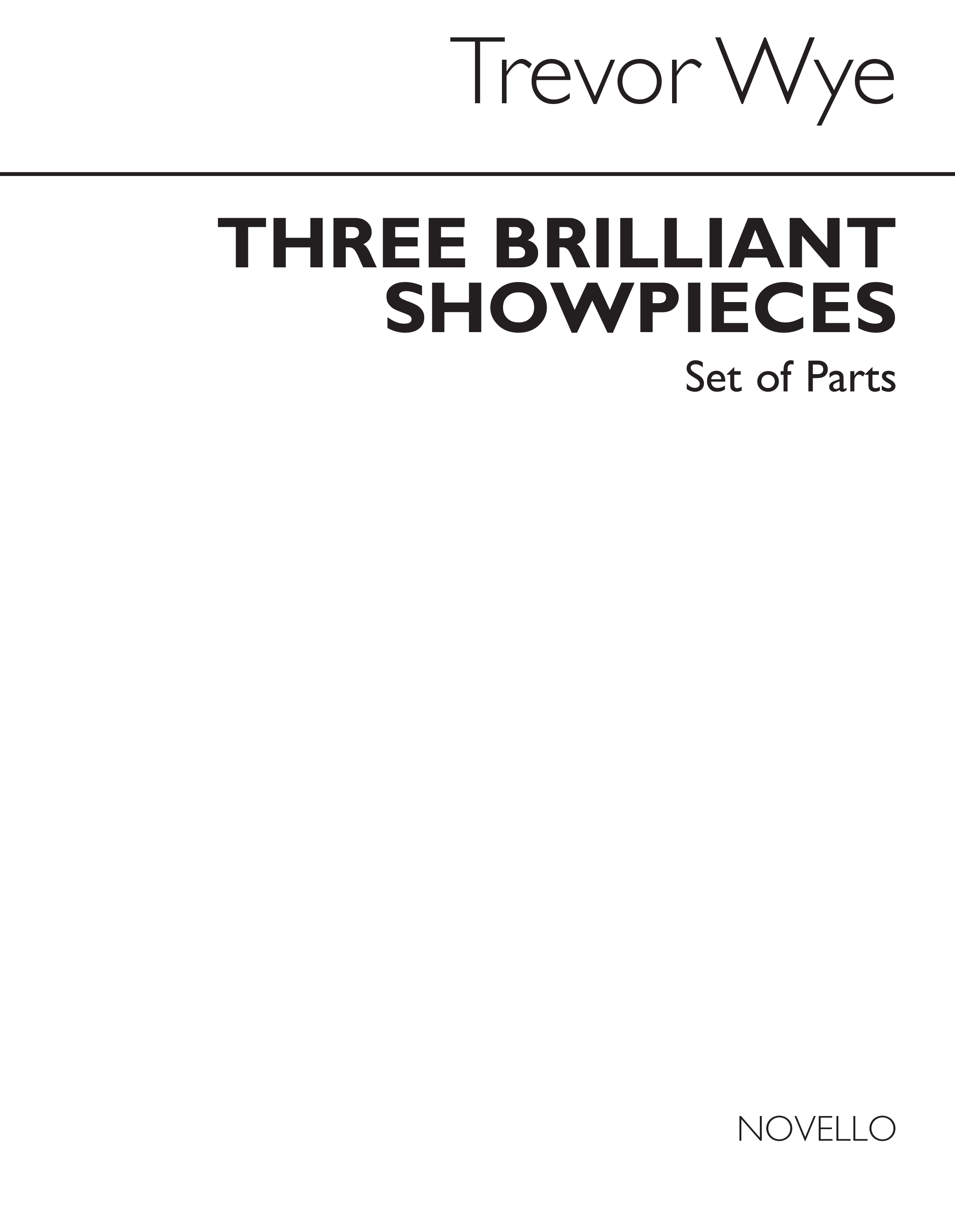 Wye: Three Brilliant Showpieces For Flute Ensemble (Set Of Parts)