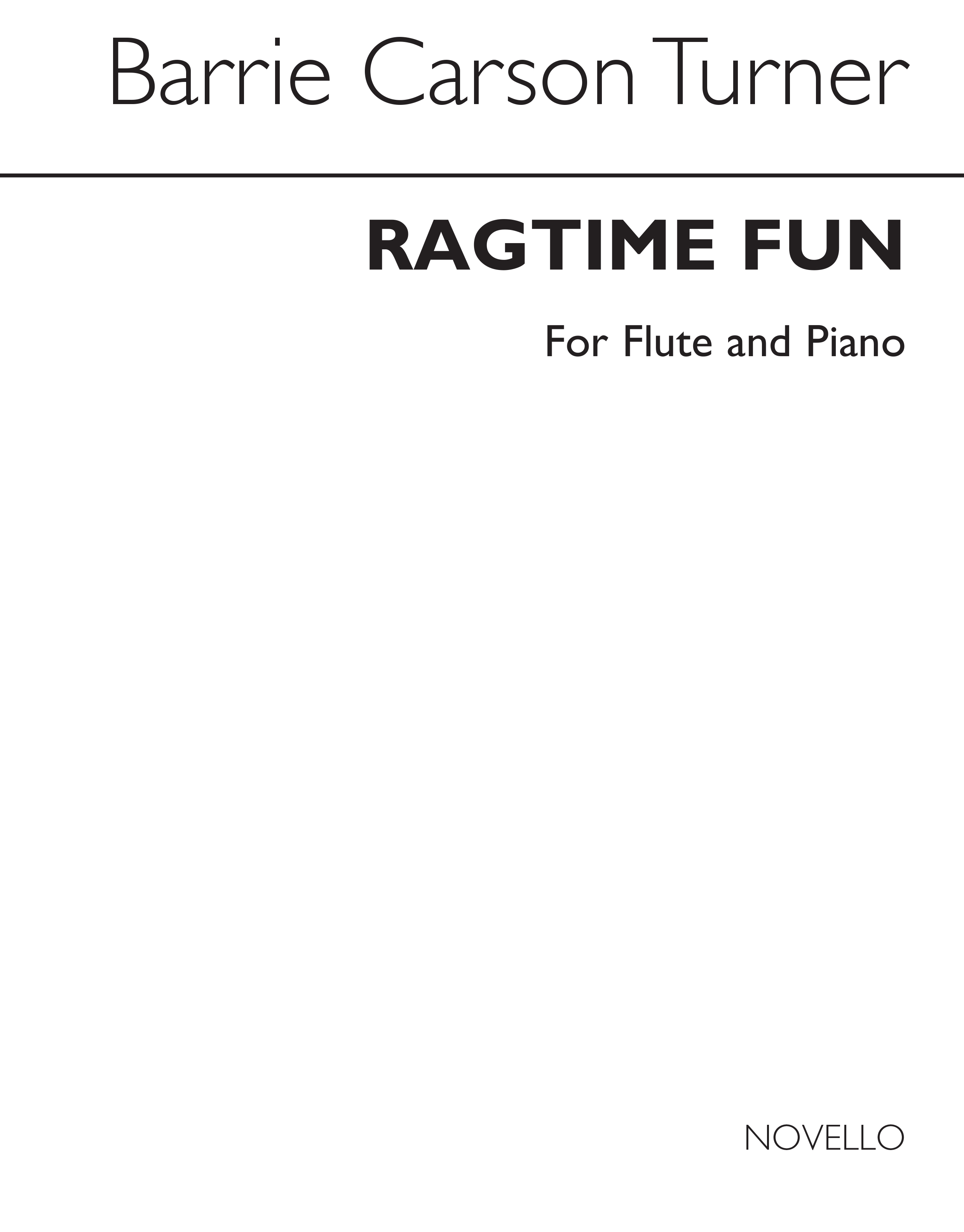 Ragtime Fun For Flute