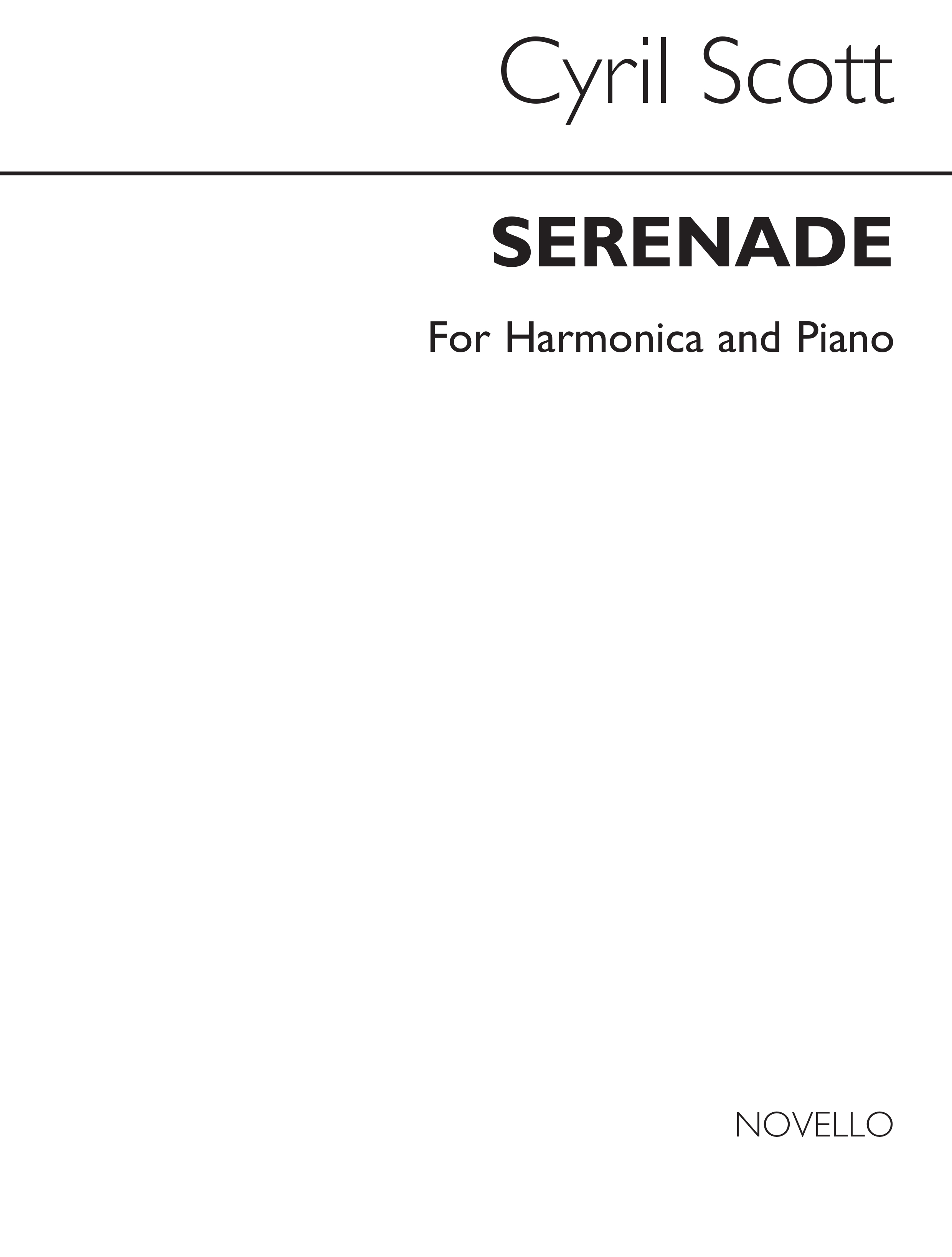 Scott: Serenade For Mouth Organ And Piano