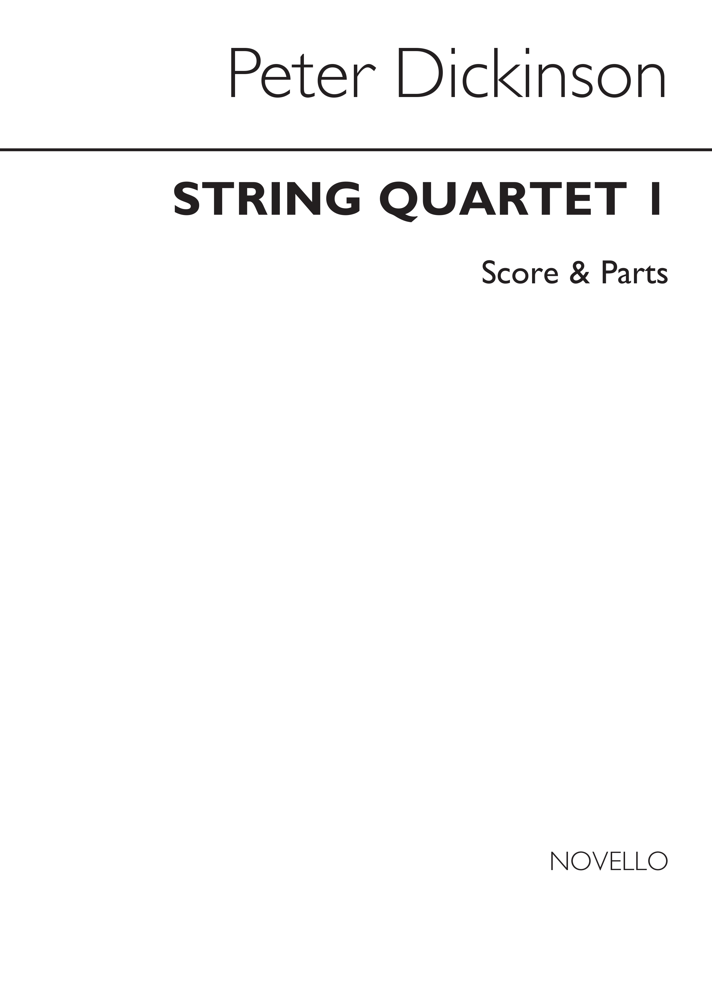 Peter Dickinson: String Quartet No.1