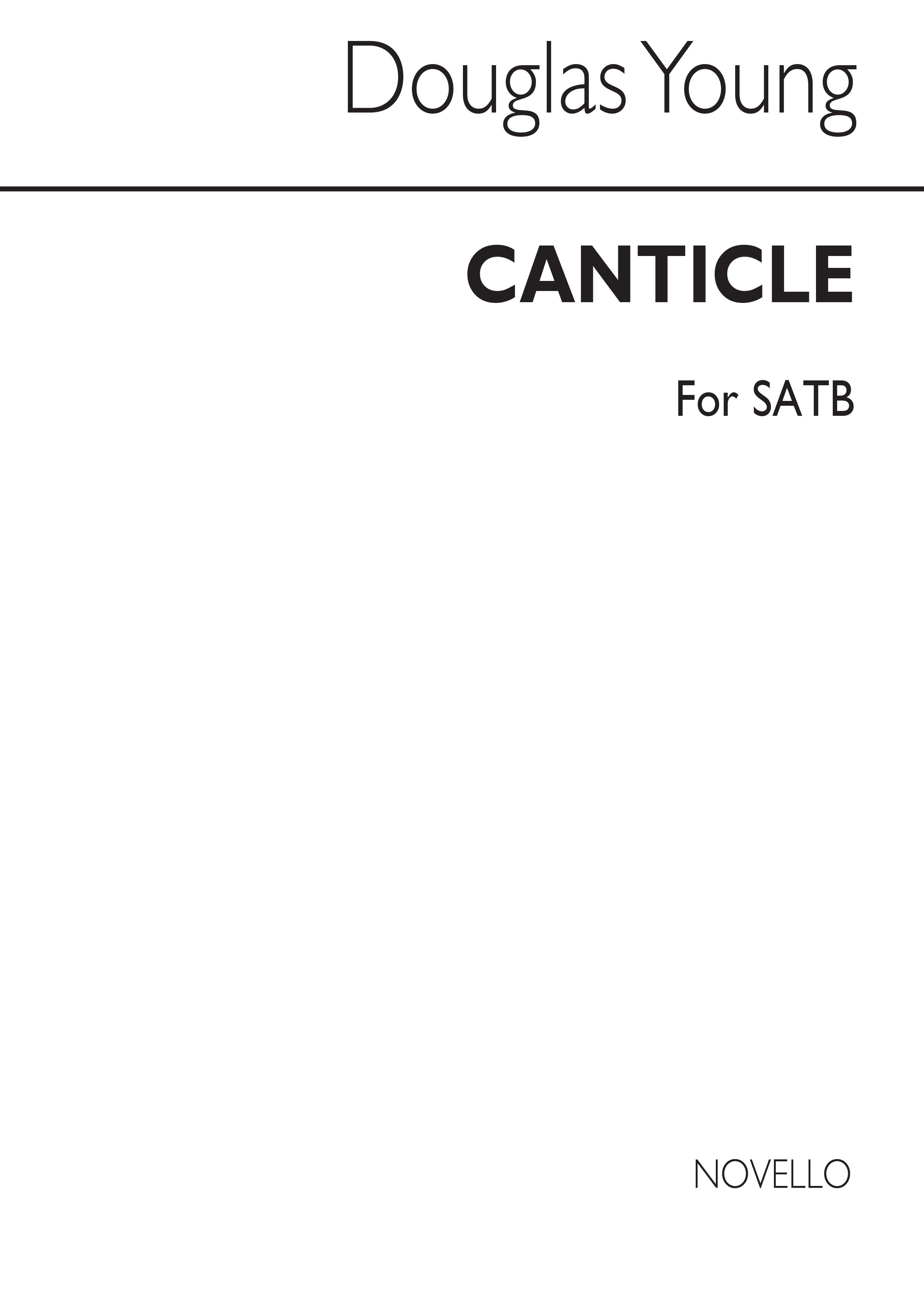Young: Canticle for SATB Chorus