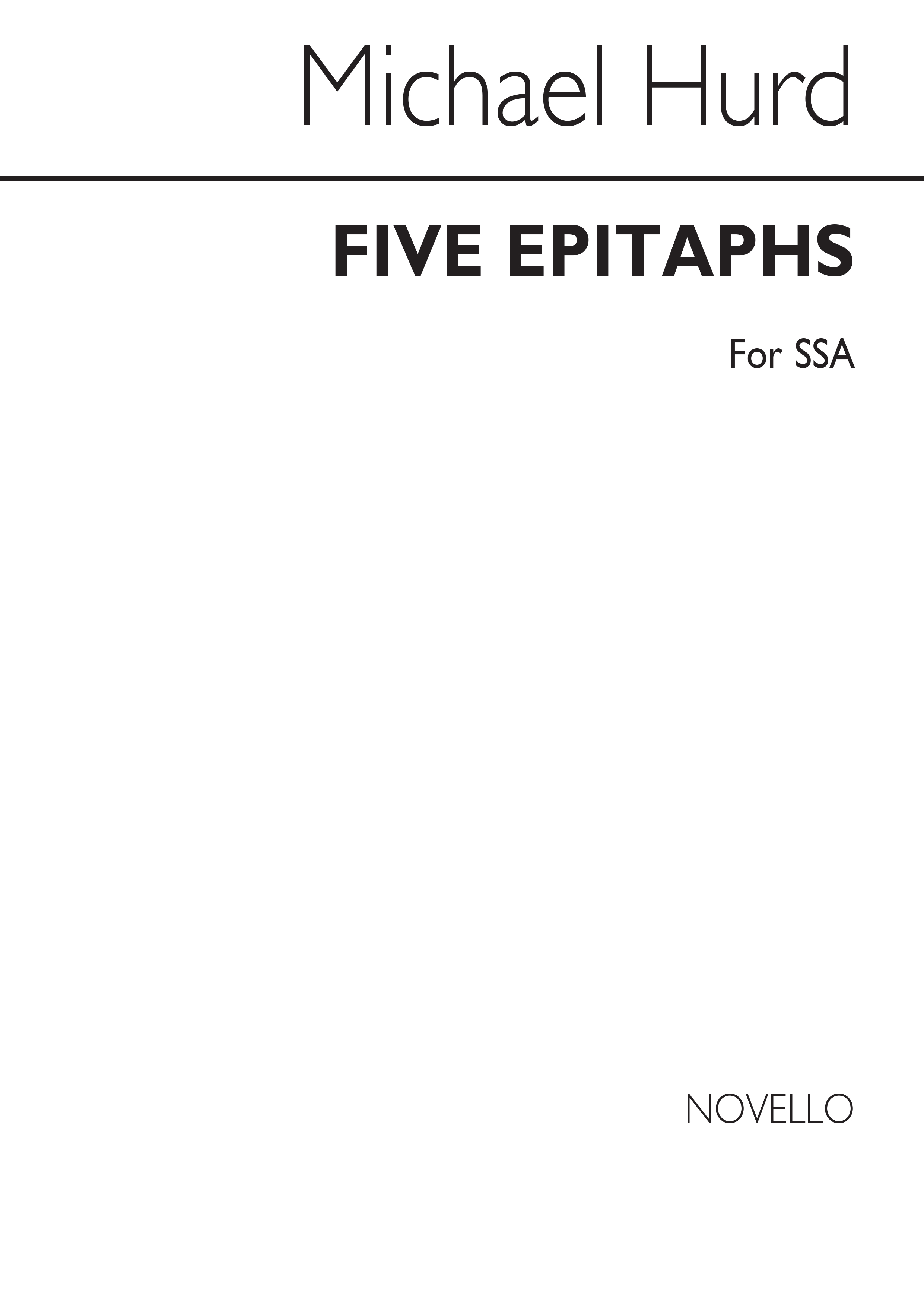 Hurd: Five Epitaphs for SSA