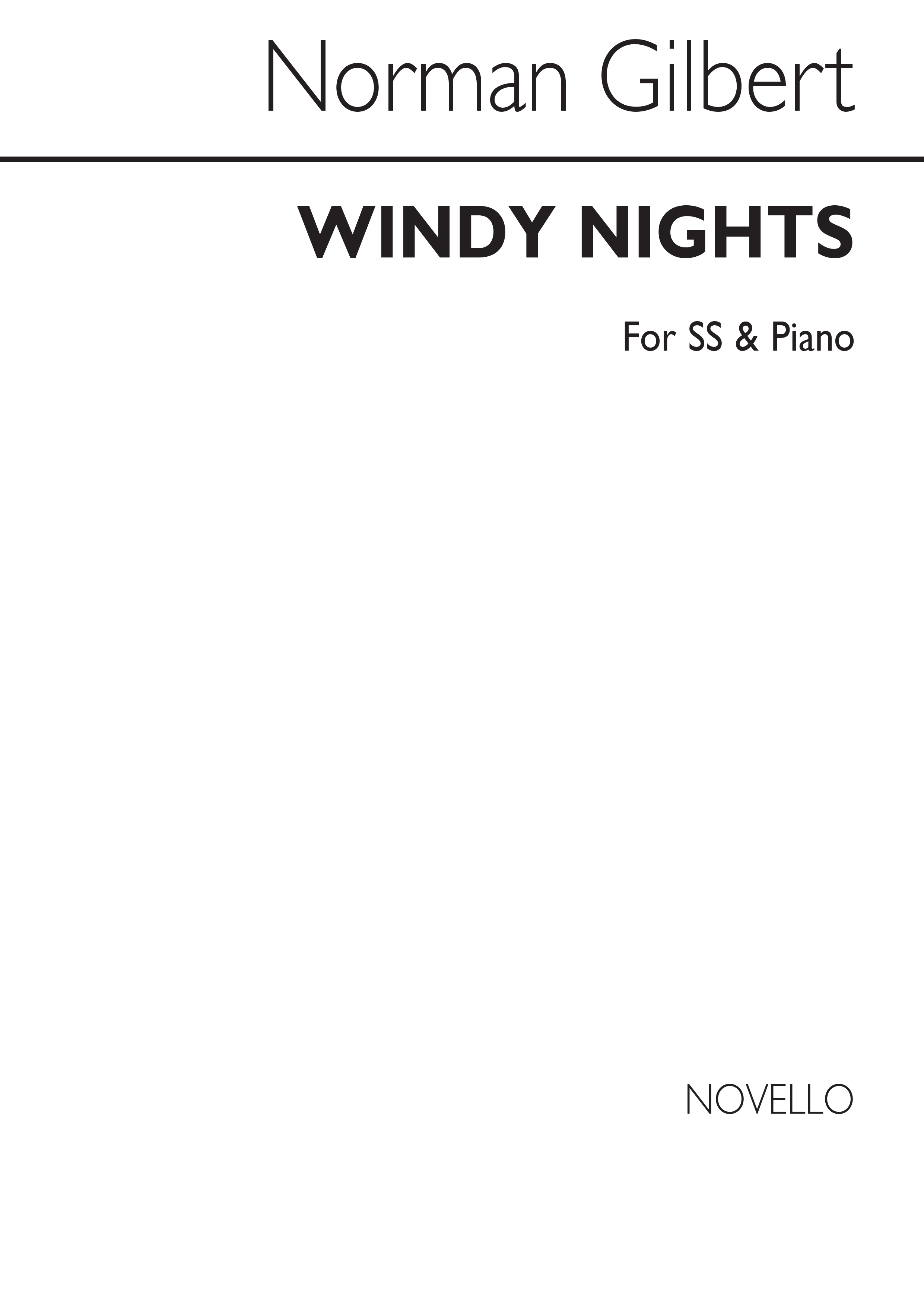 Henry Gilbert: Windy Nights for SS
