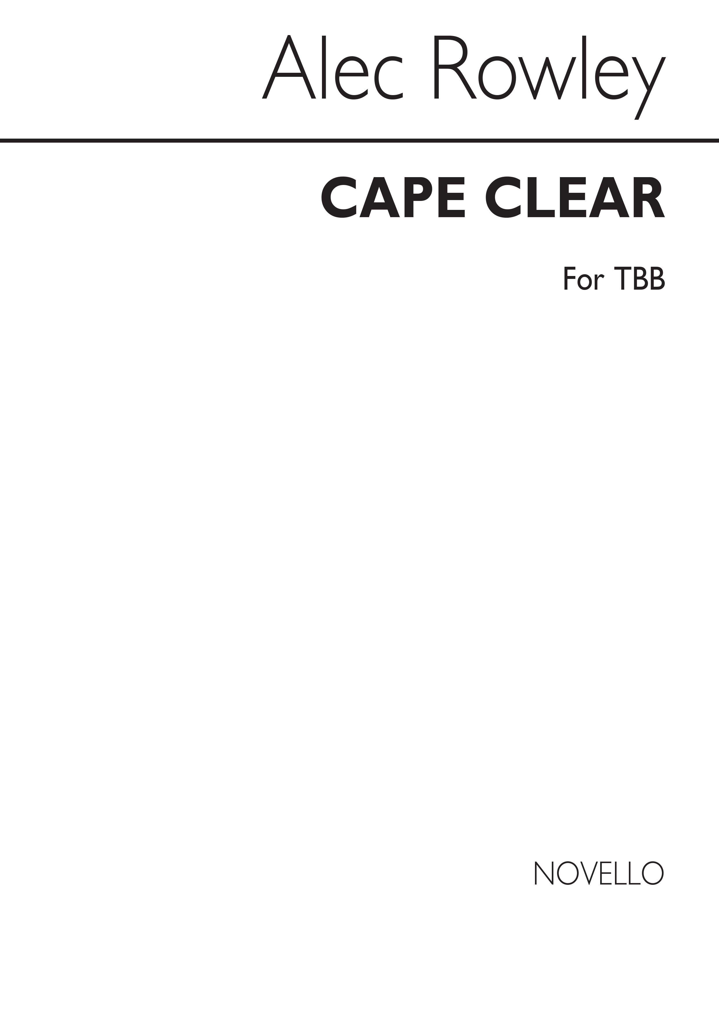 Alec Rowley: Cape Clear (TTB)