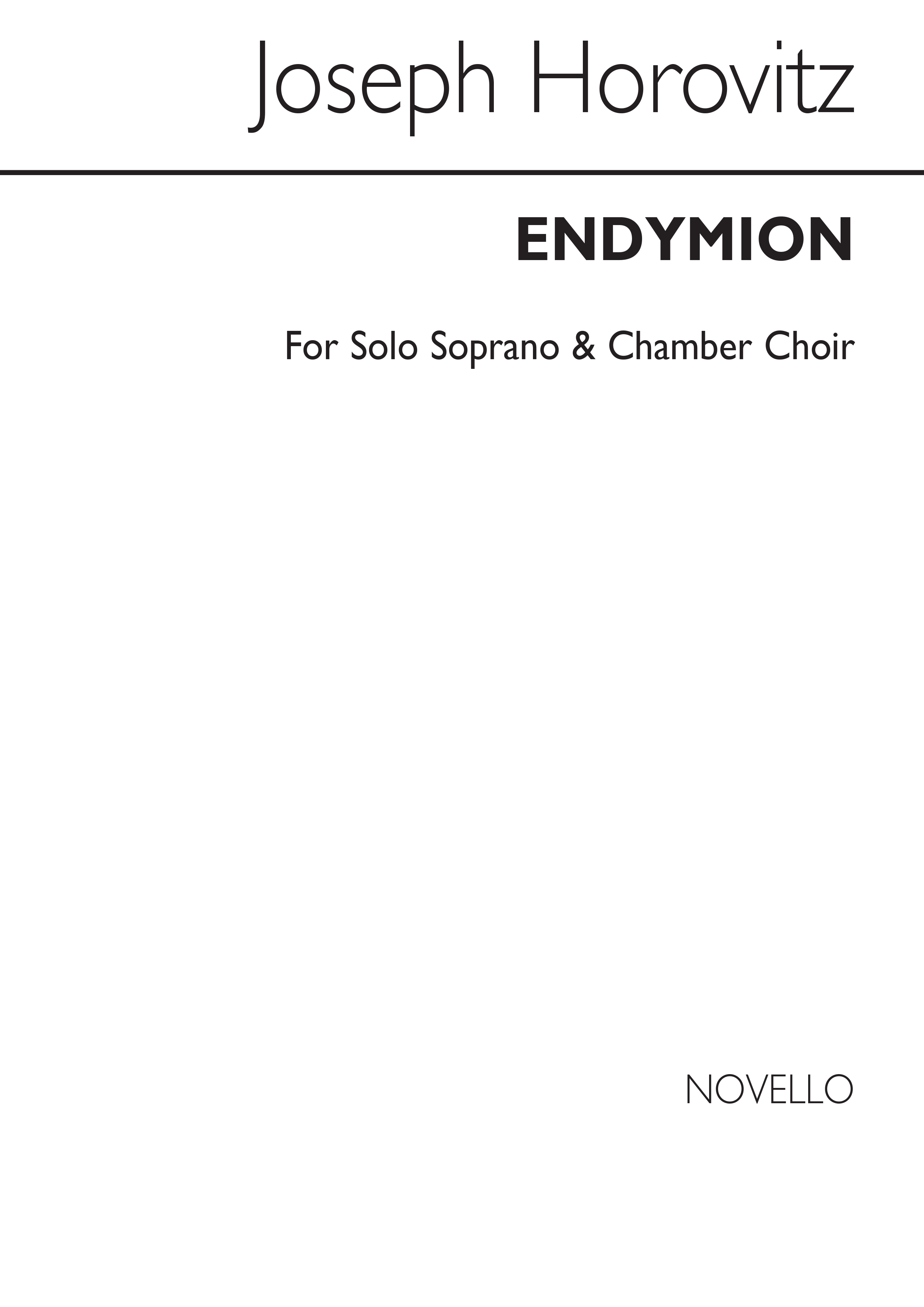 Horovitz: Endymion Vocal Score