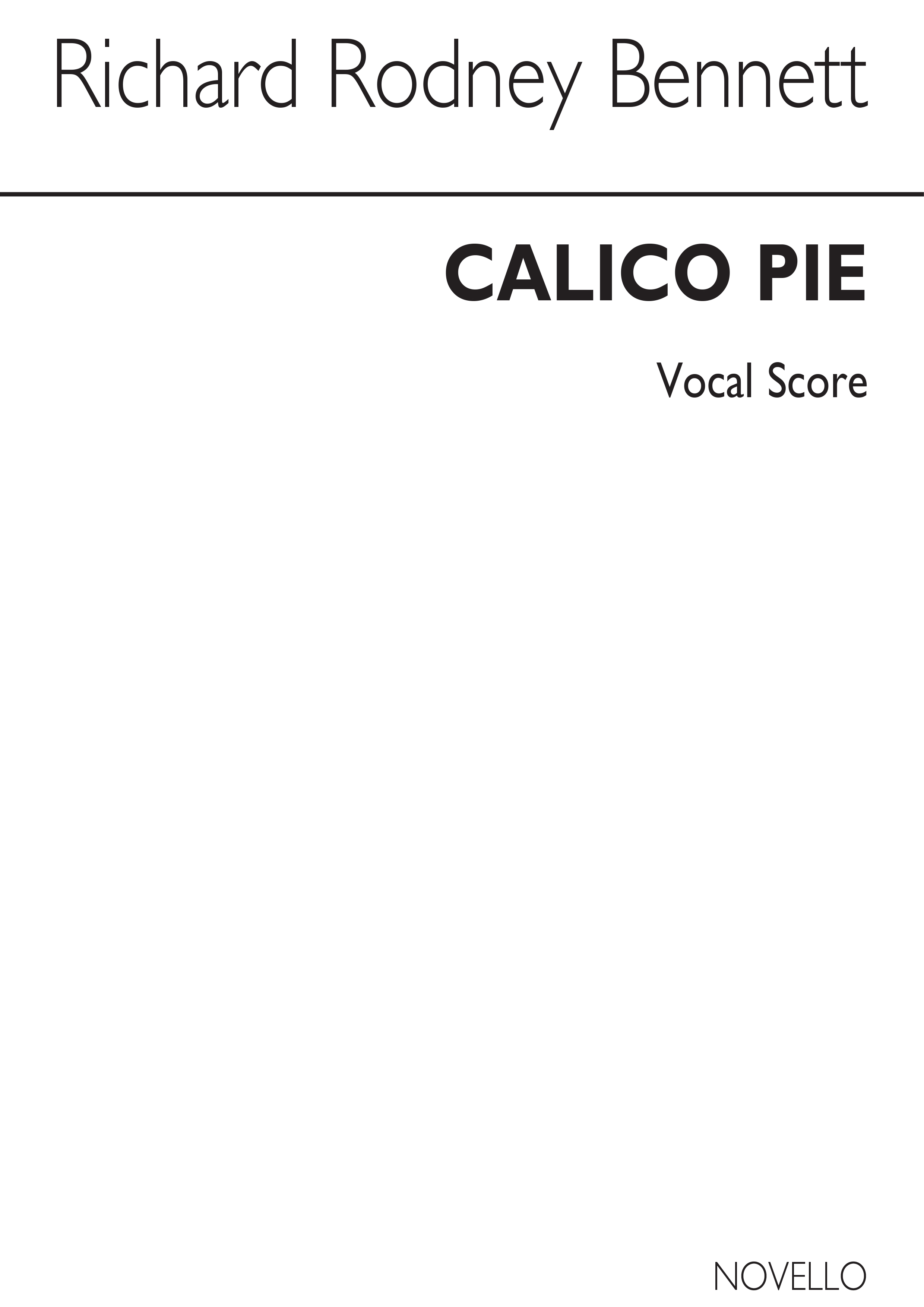 Richard Rodney Bennett: Calico Pie