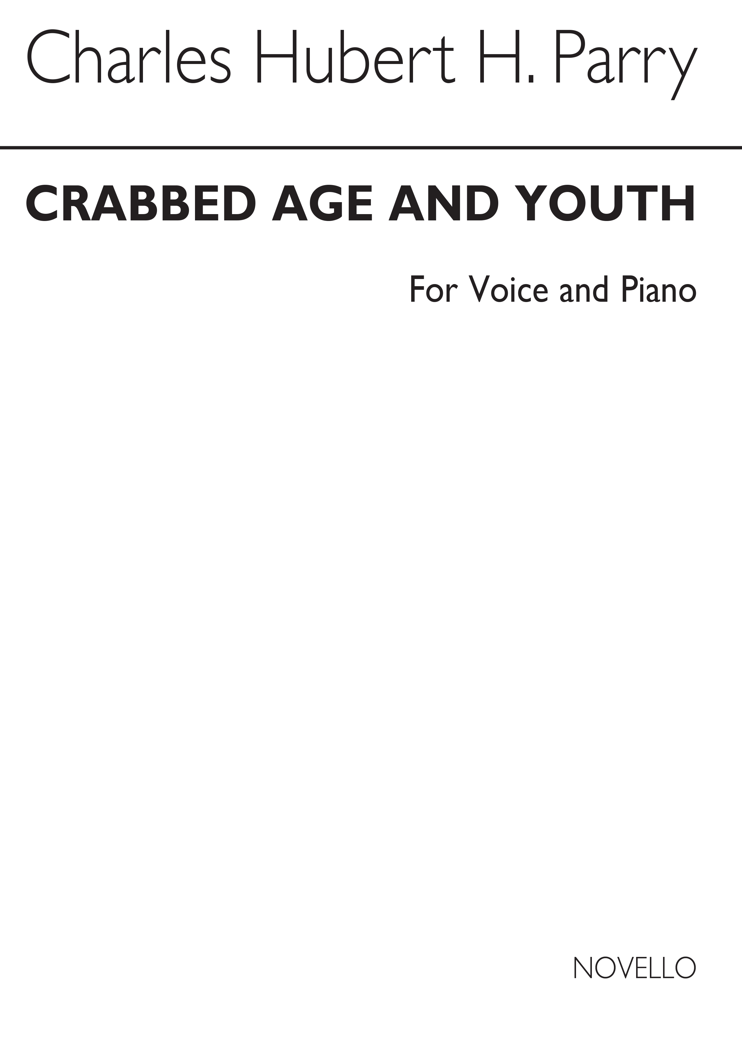C. Hubert Parry: Crabbed Age And Youth