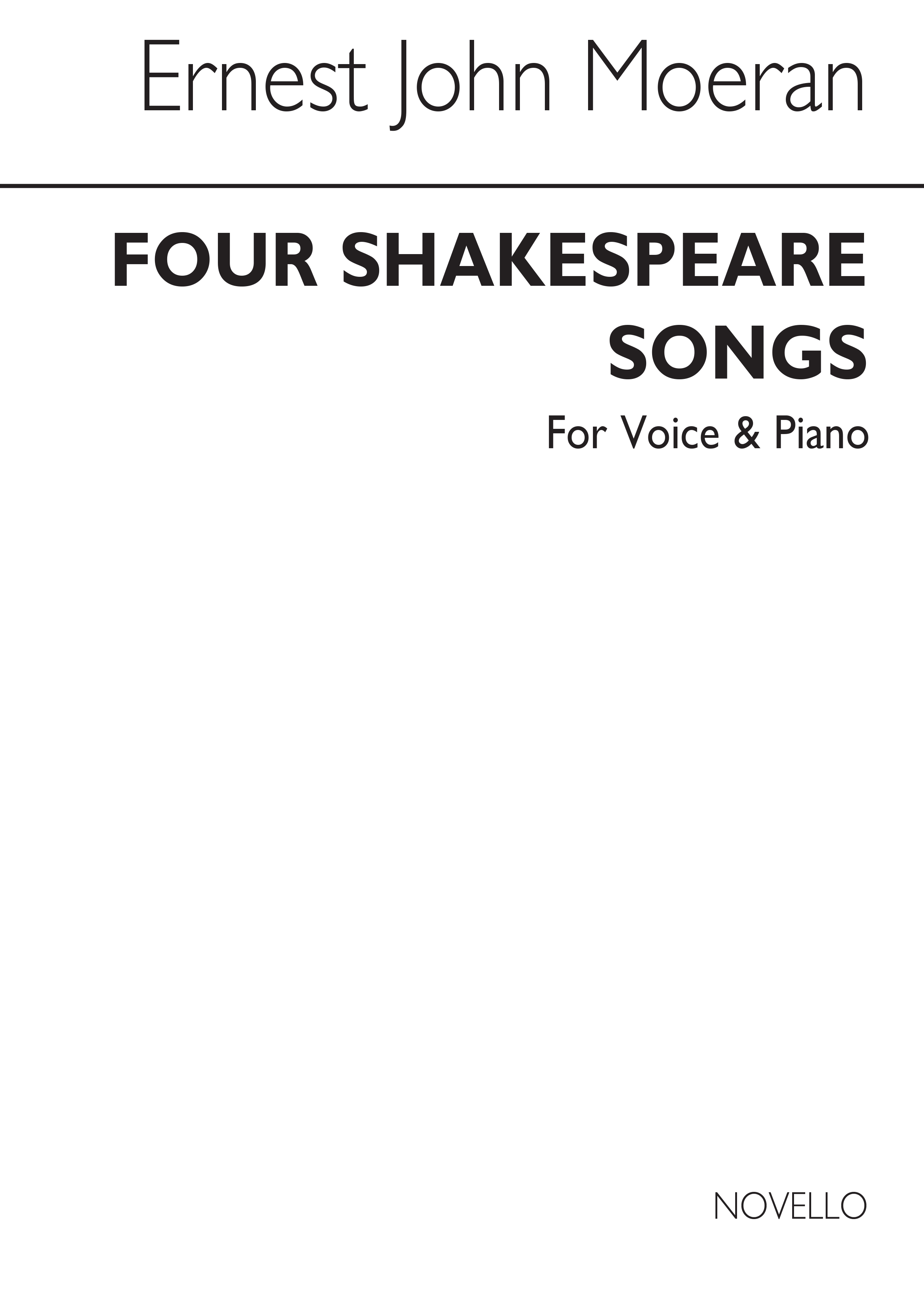 E.J. Moeran: Four Shakespeare Songs