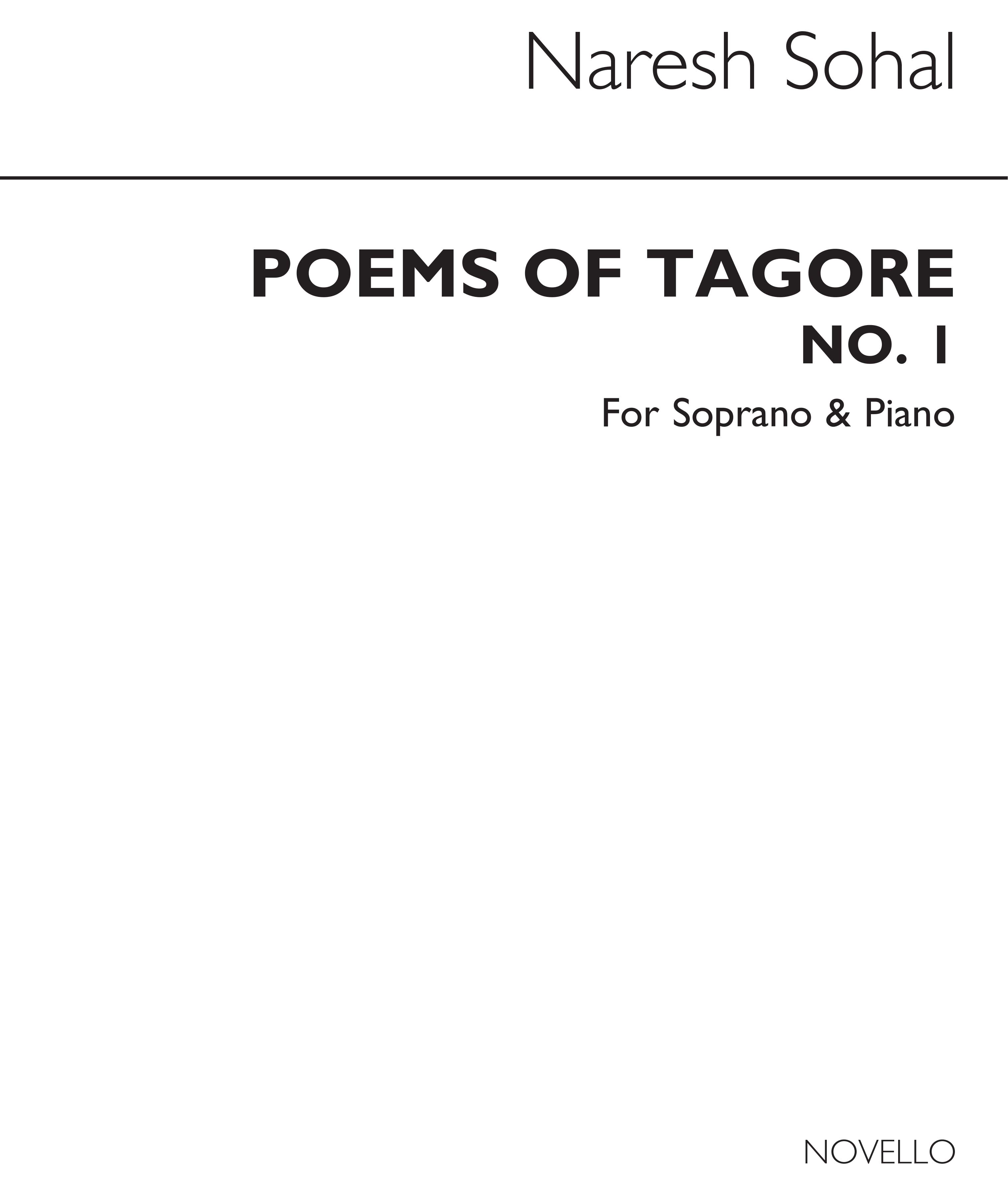 Sohal: Poems Of Tagore for Soprano and Piano