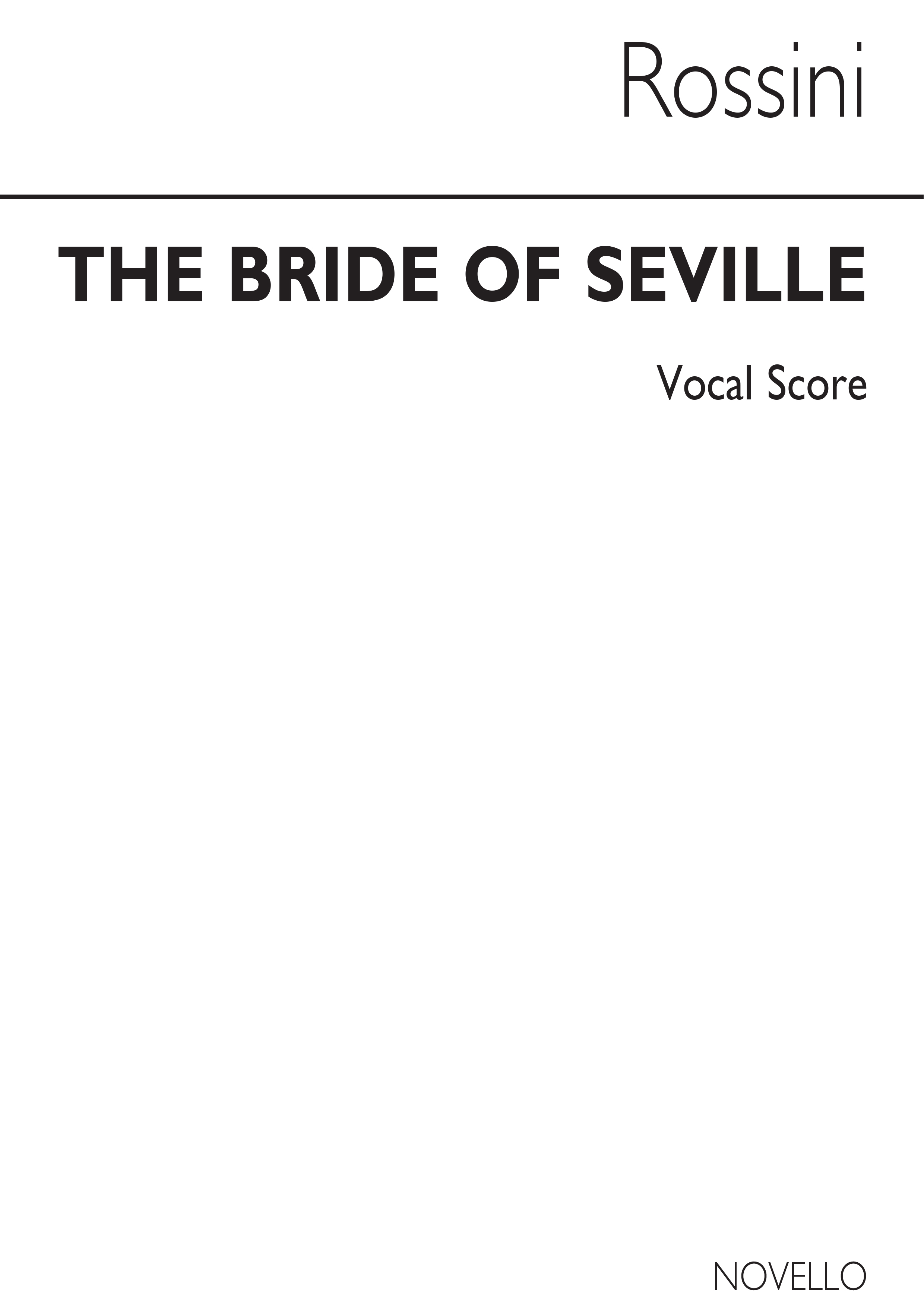 Walker And Beaumont: Bride Of Seville (Vocal Score)