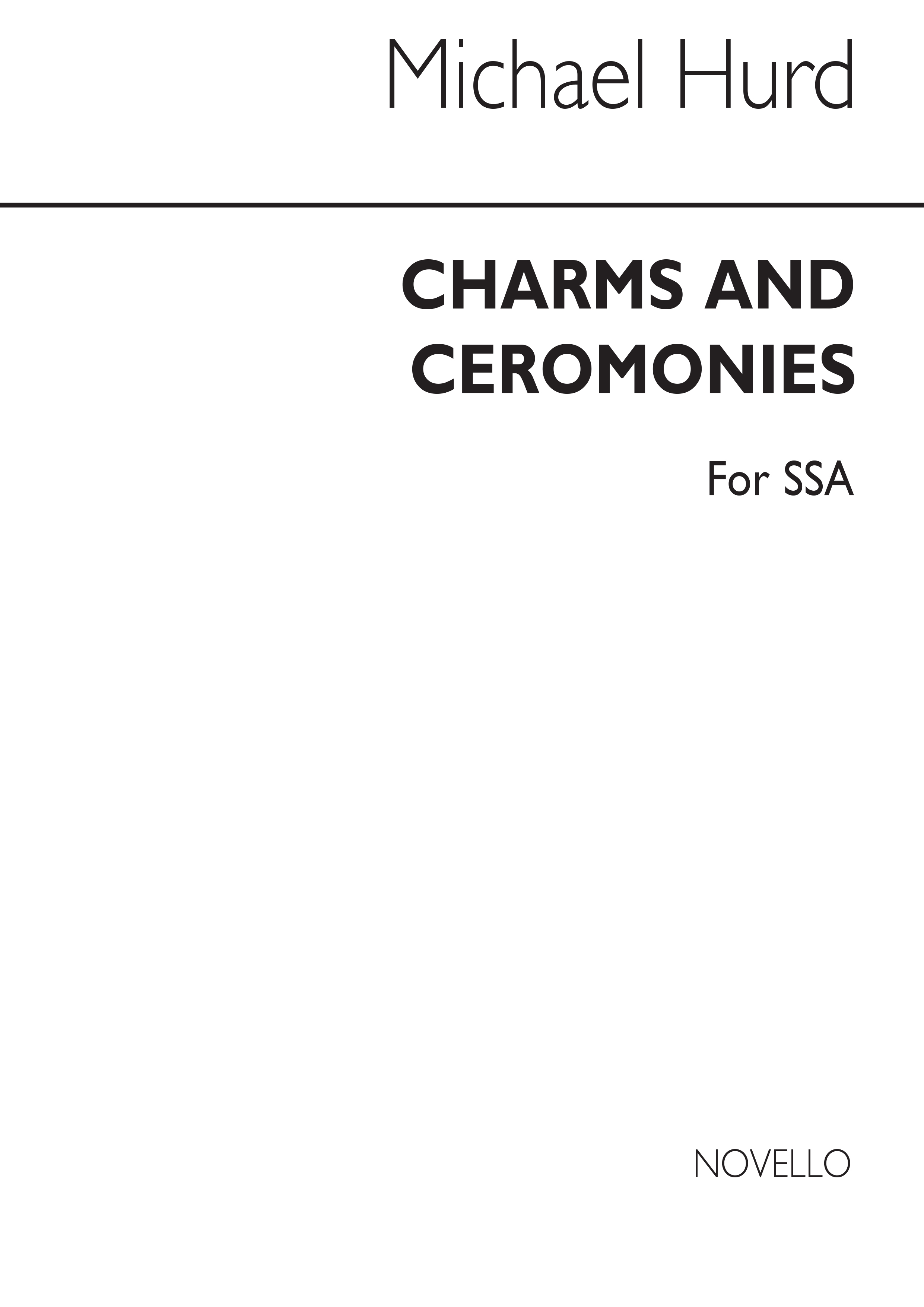 Hurd: Charms & Ceremonies (Vocal Score)