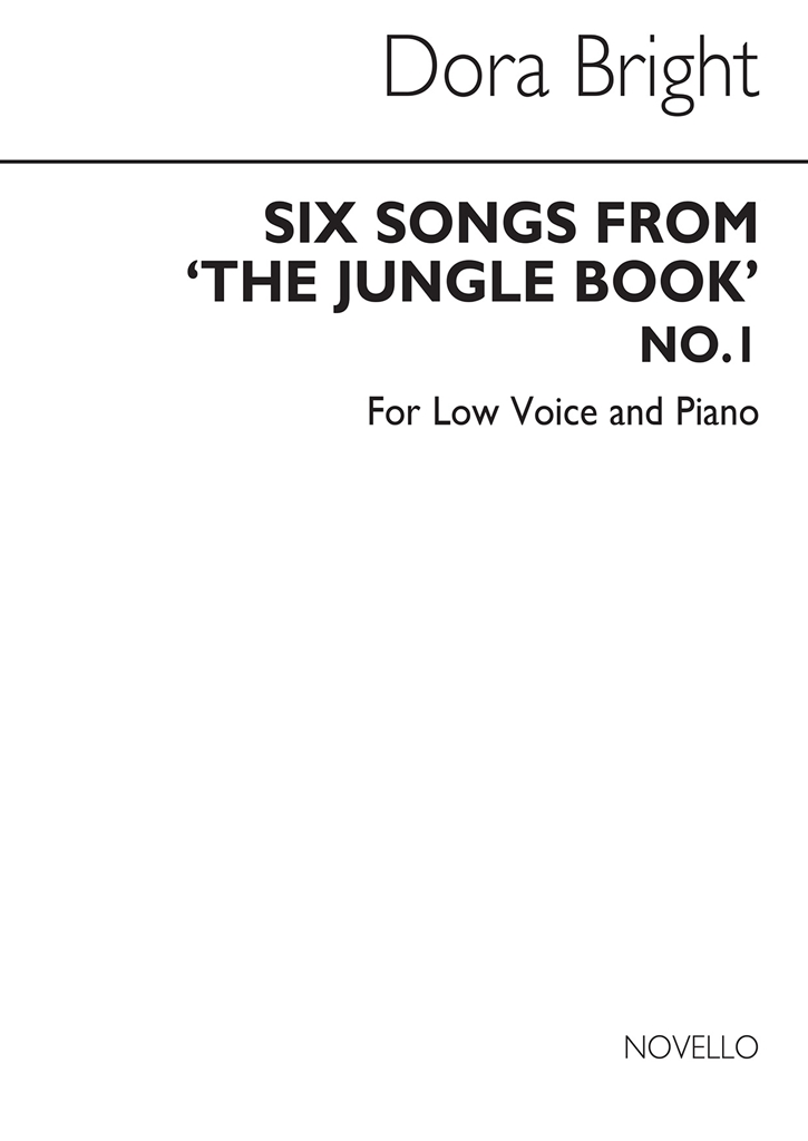 Bright, D Jungle Book Six Songs Low Voice And Piano