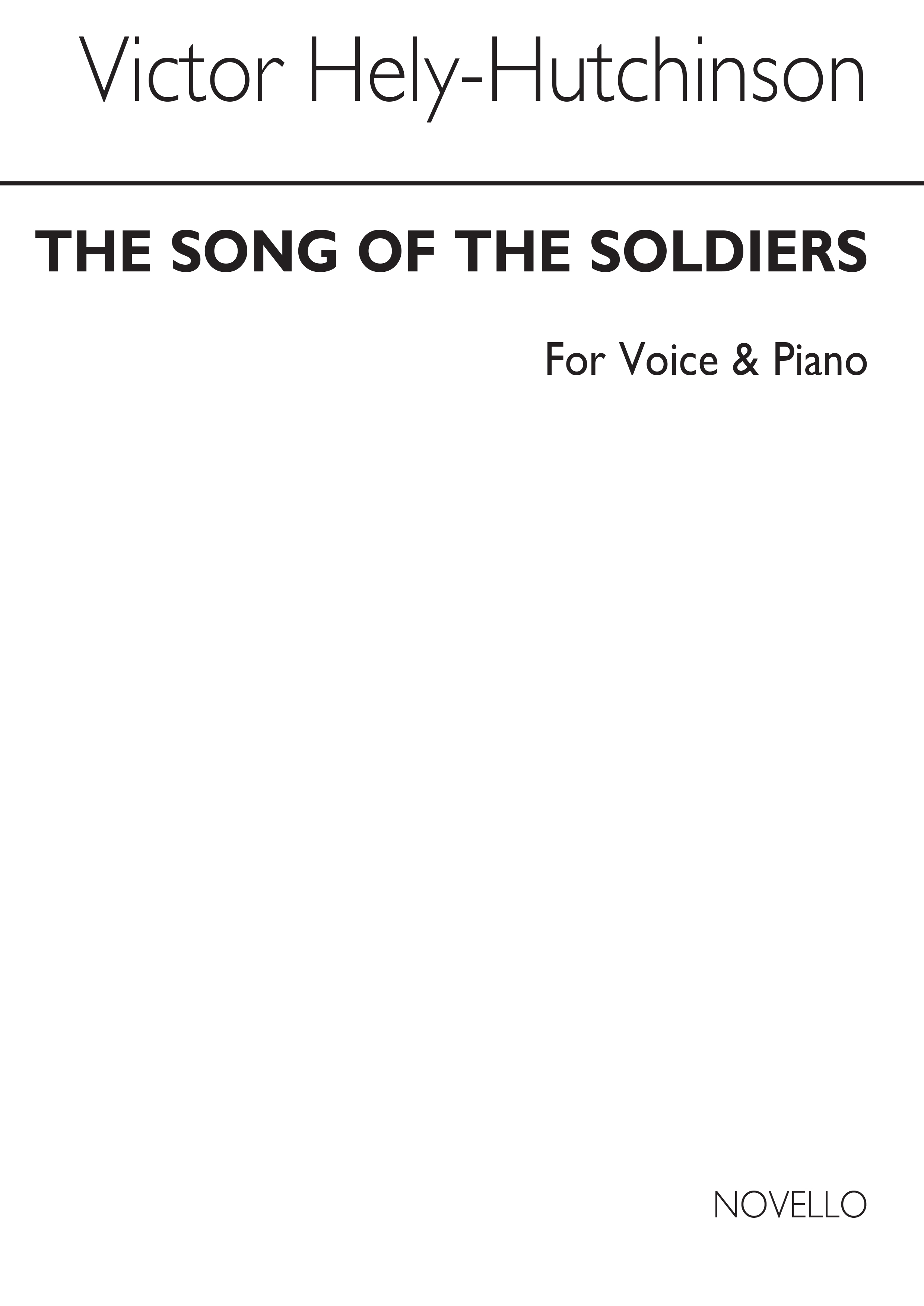 Victor Hely-hutchinson: Song Of Soldiers In B Flat