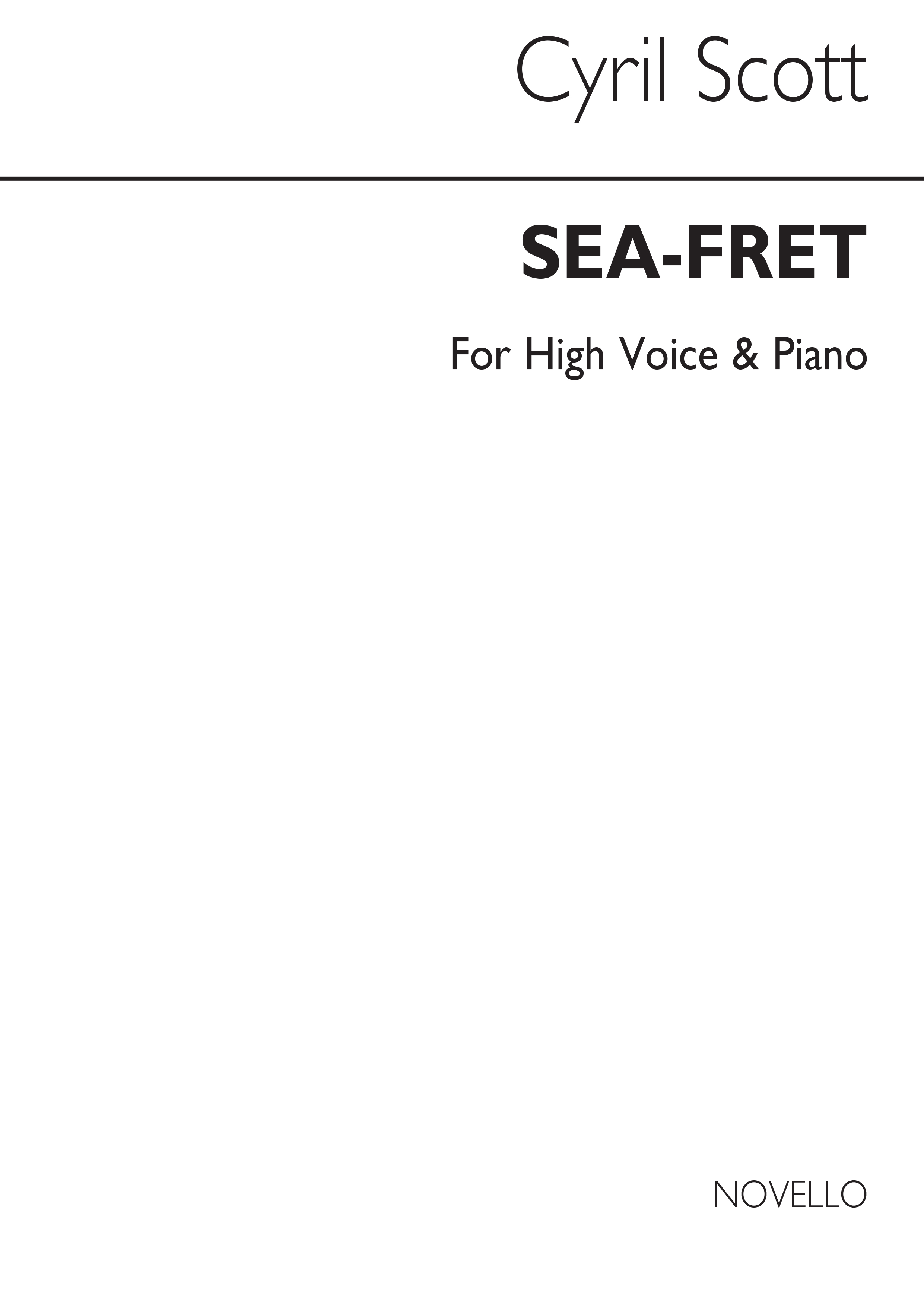 Cyril Scott: Sea Fret-high Voice/Piano (Key-e Flat)