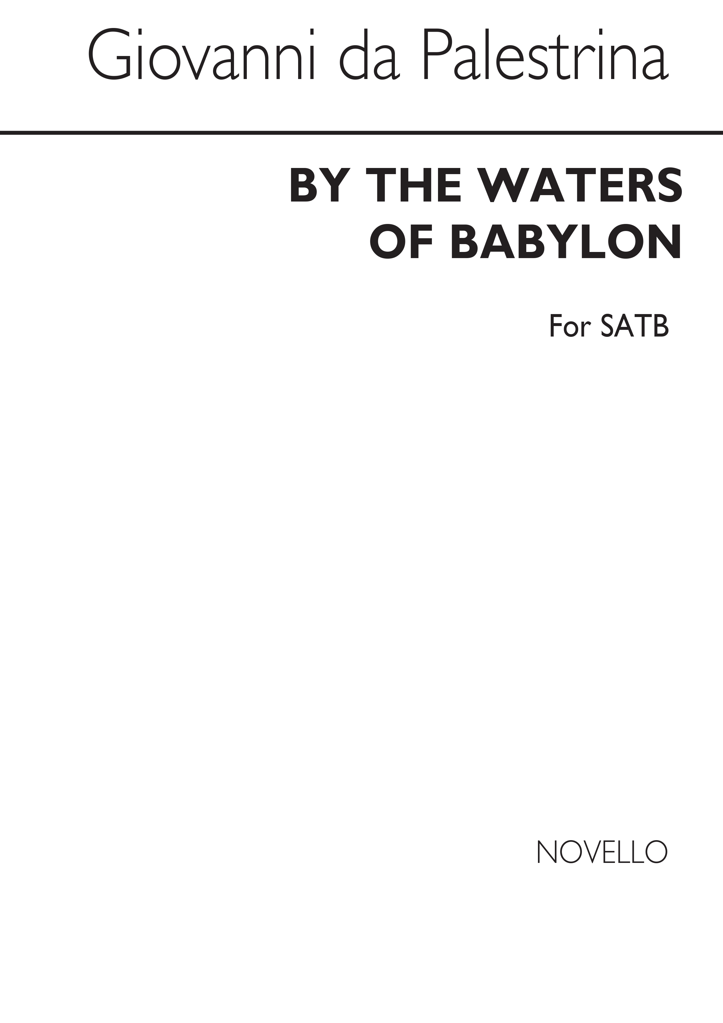 Palestrina, Gp By The Waters Of Babylon Satb