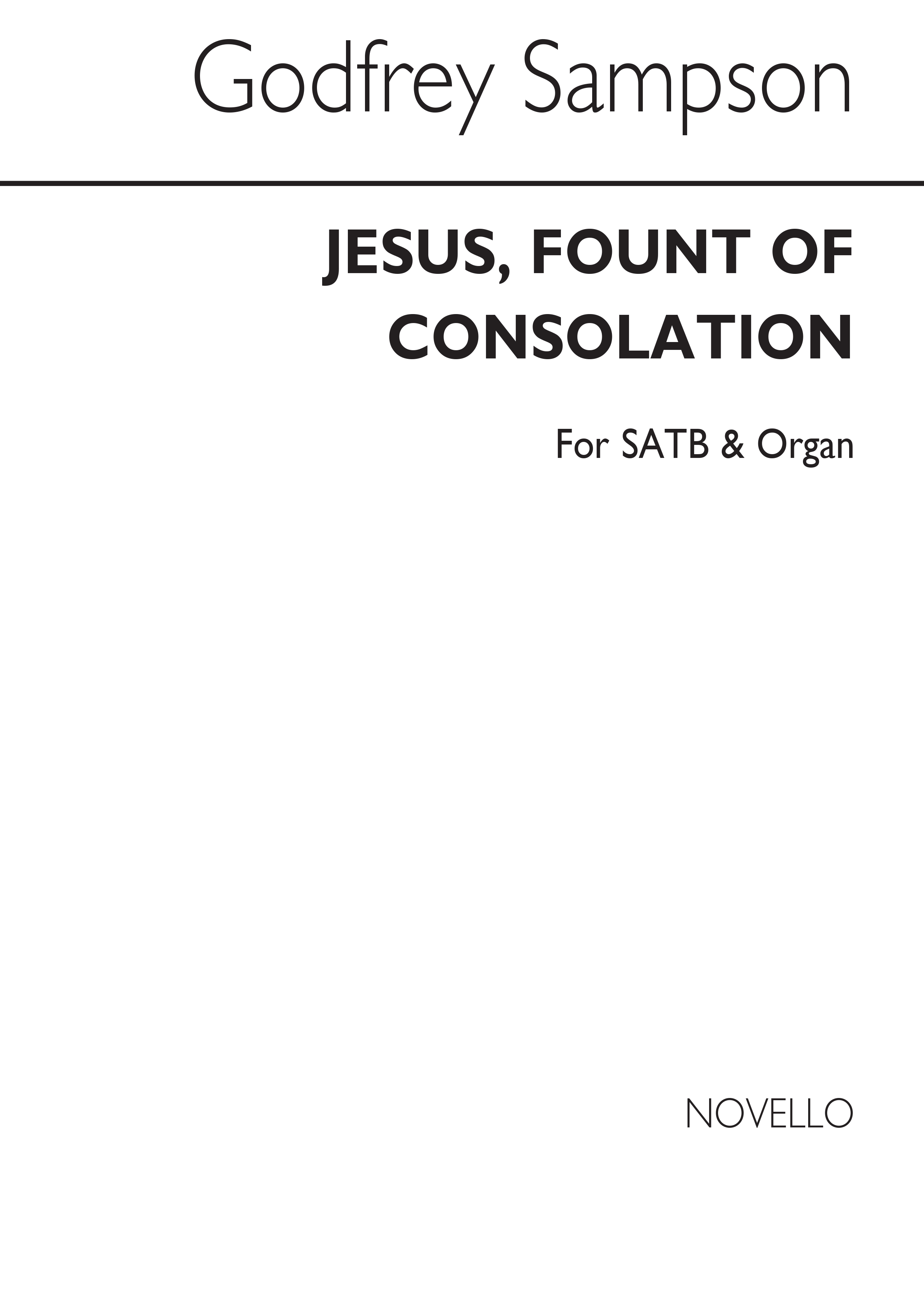 Bach Jesus, Fount Of Consolation