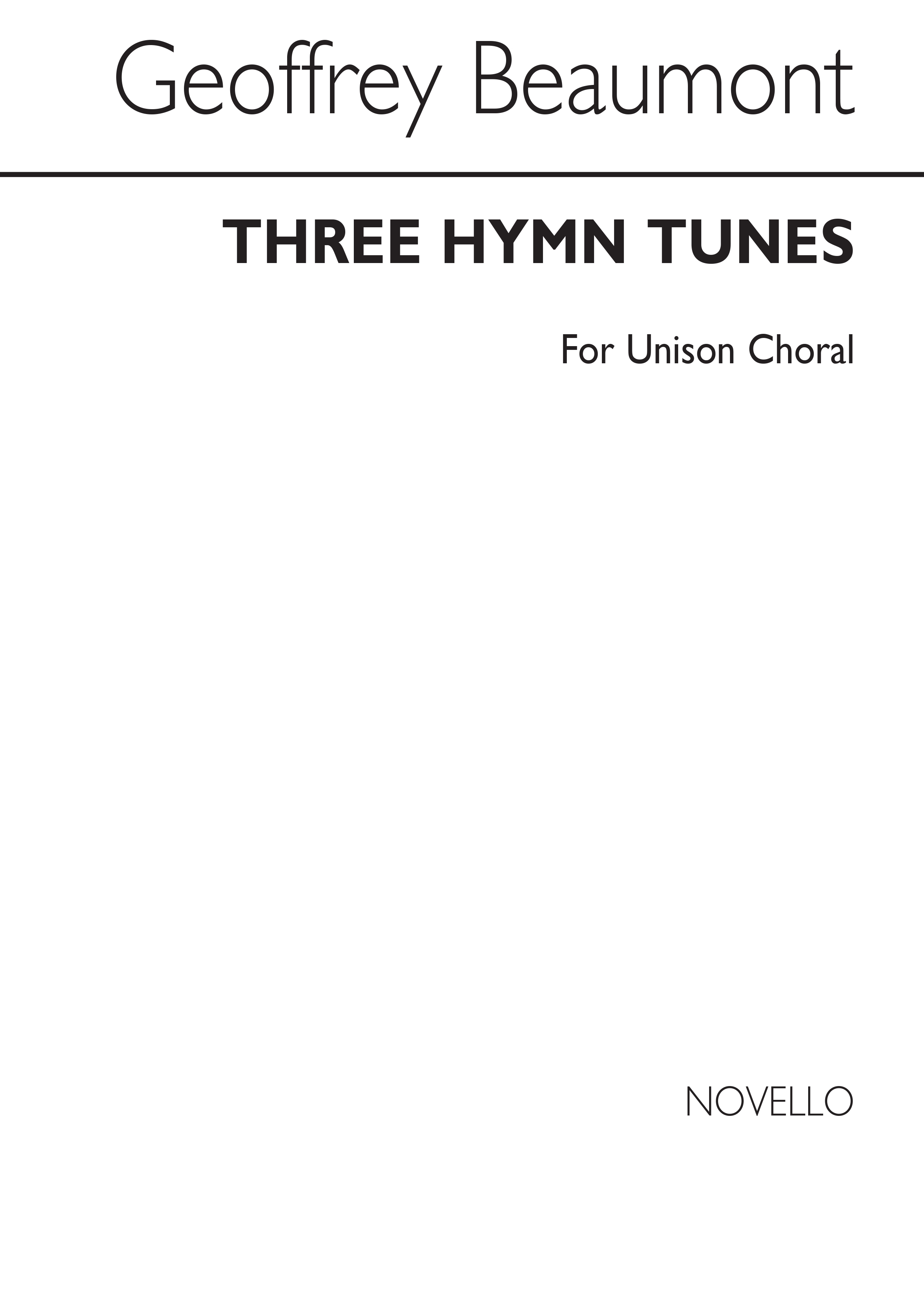 Beaumont Three Hymn Tunes From The 20th Century Folkmass Unison