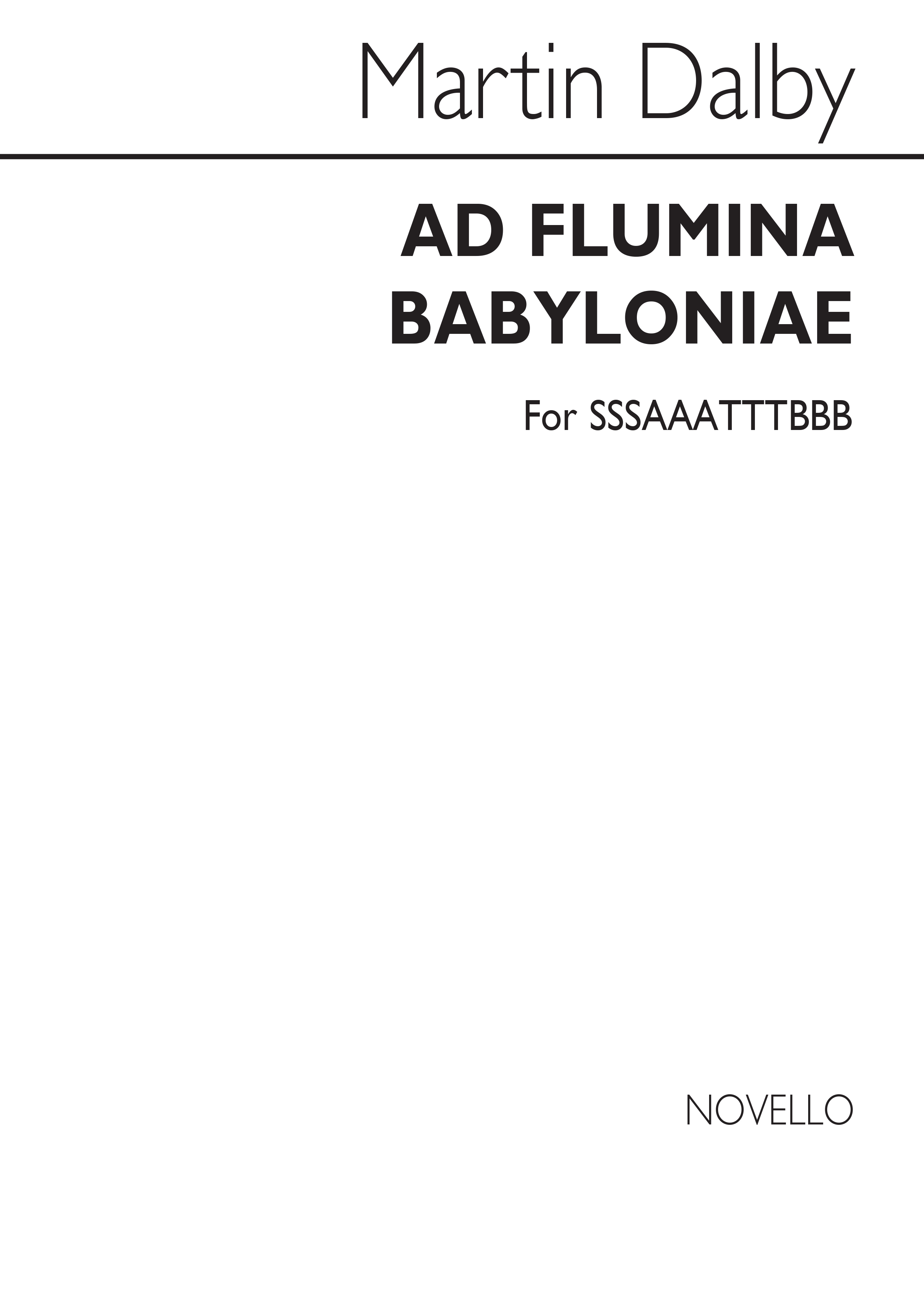 Dalby: Ad Flumina Babyloniae
