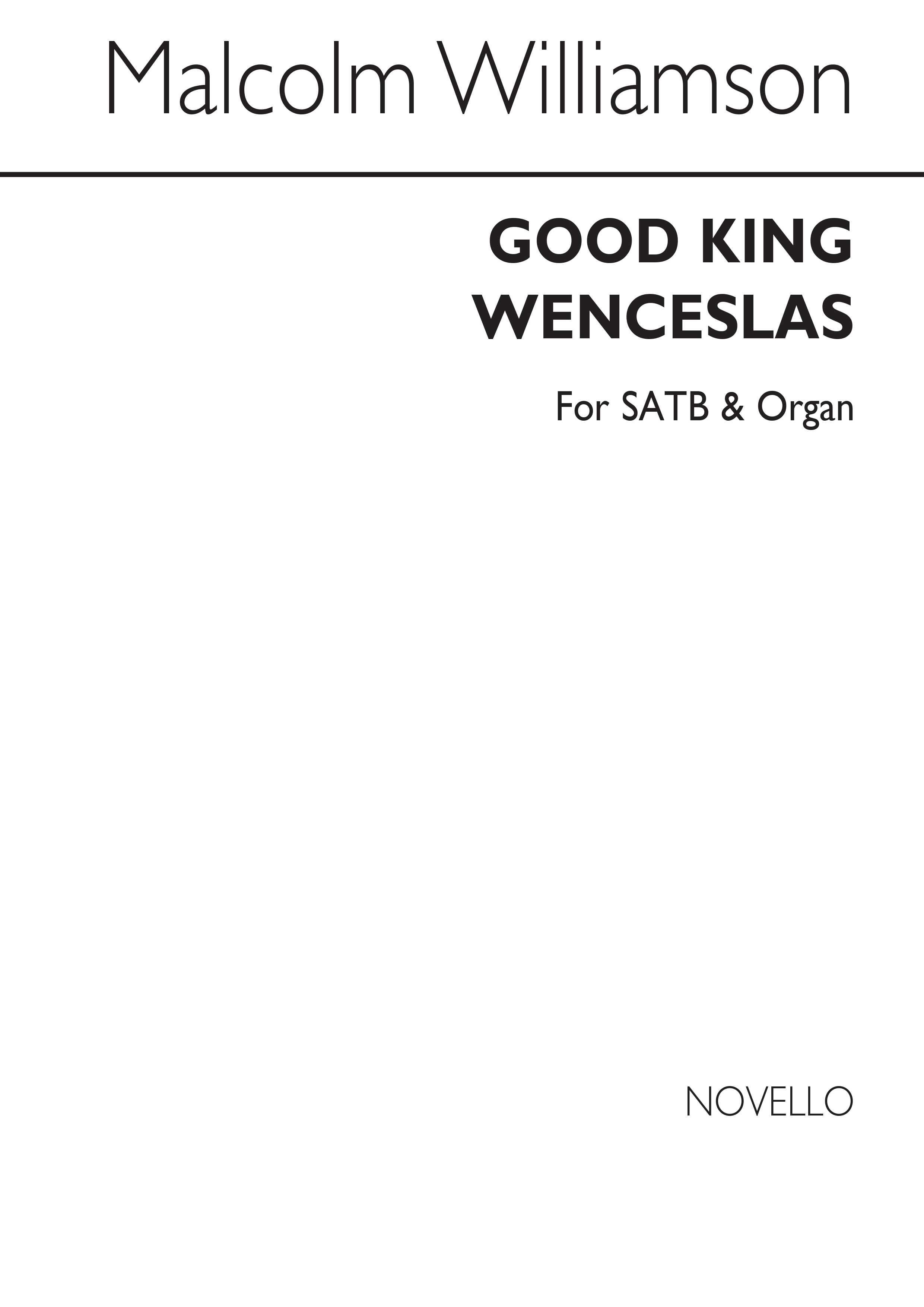 Williamson: Good King Wenceslas for SATB Chorus