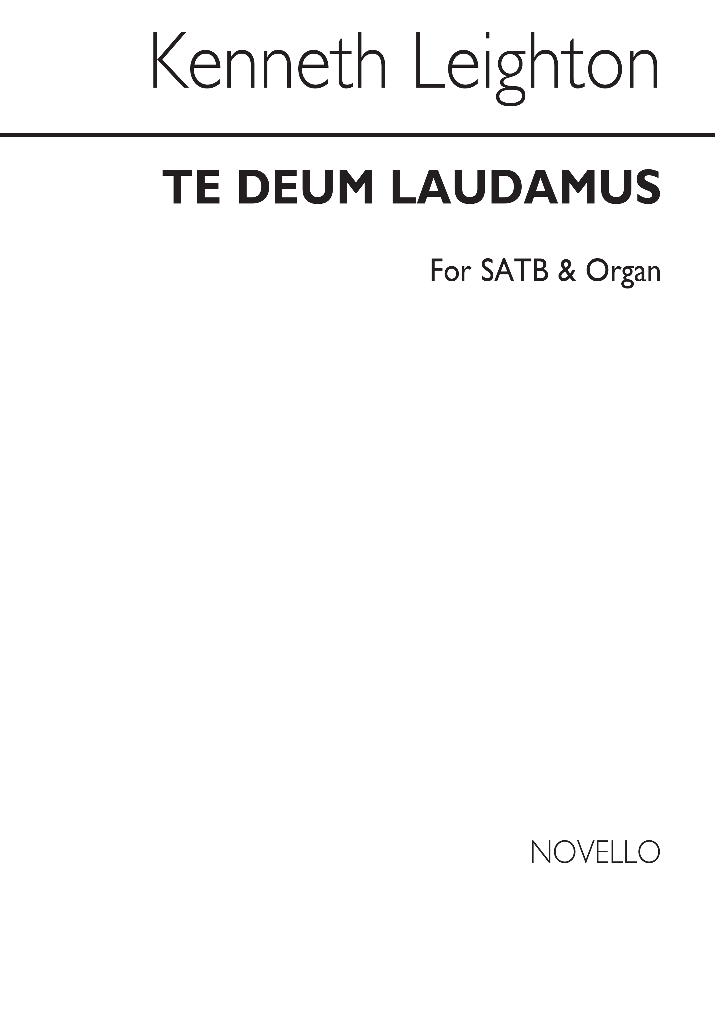 Kenneth Leighton: Te Deum Laudamus