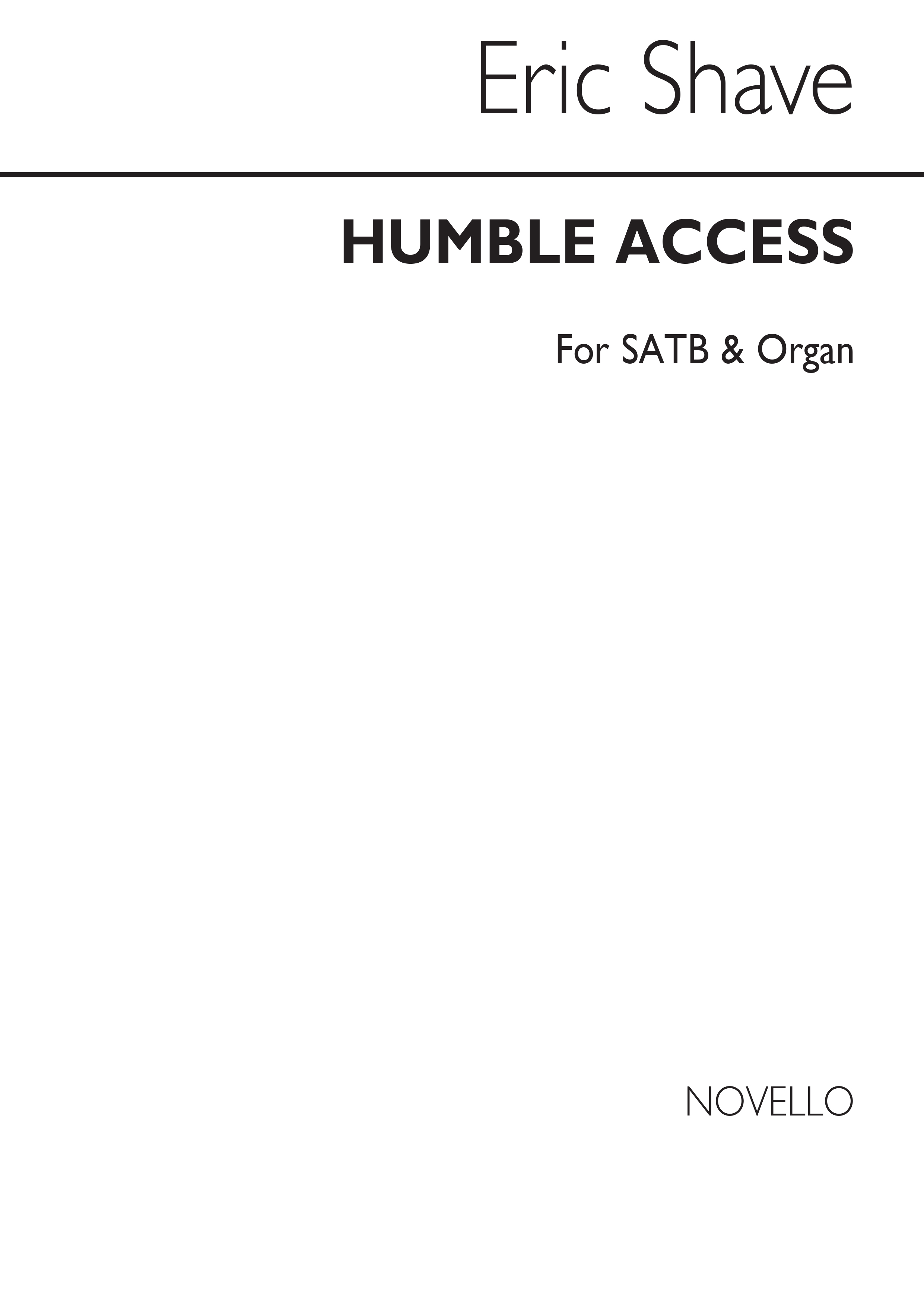 Shave: Humble Access for SATB Chorus