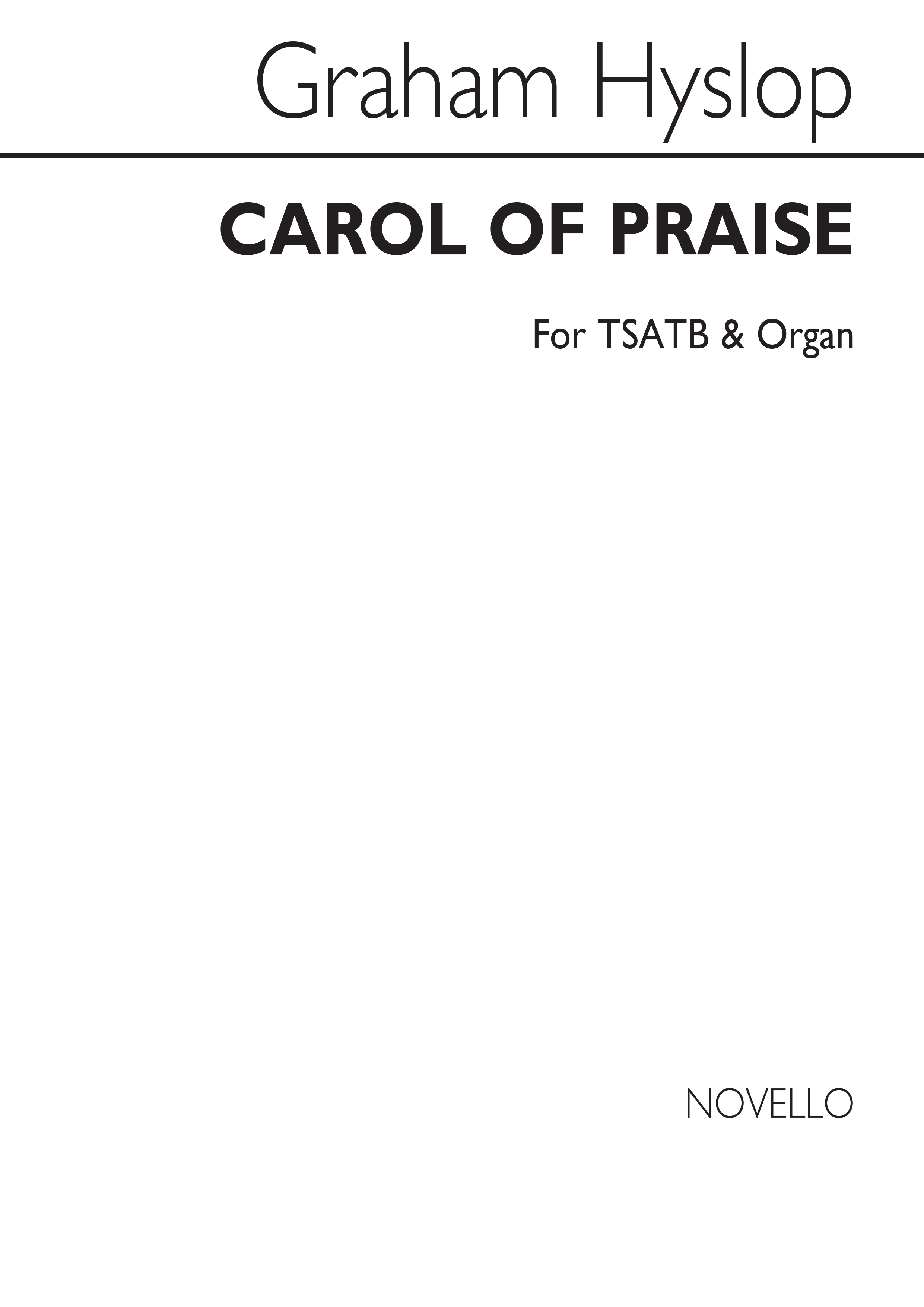 Hyslop, G Carol Of Praise Tsatb
