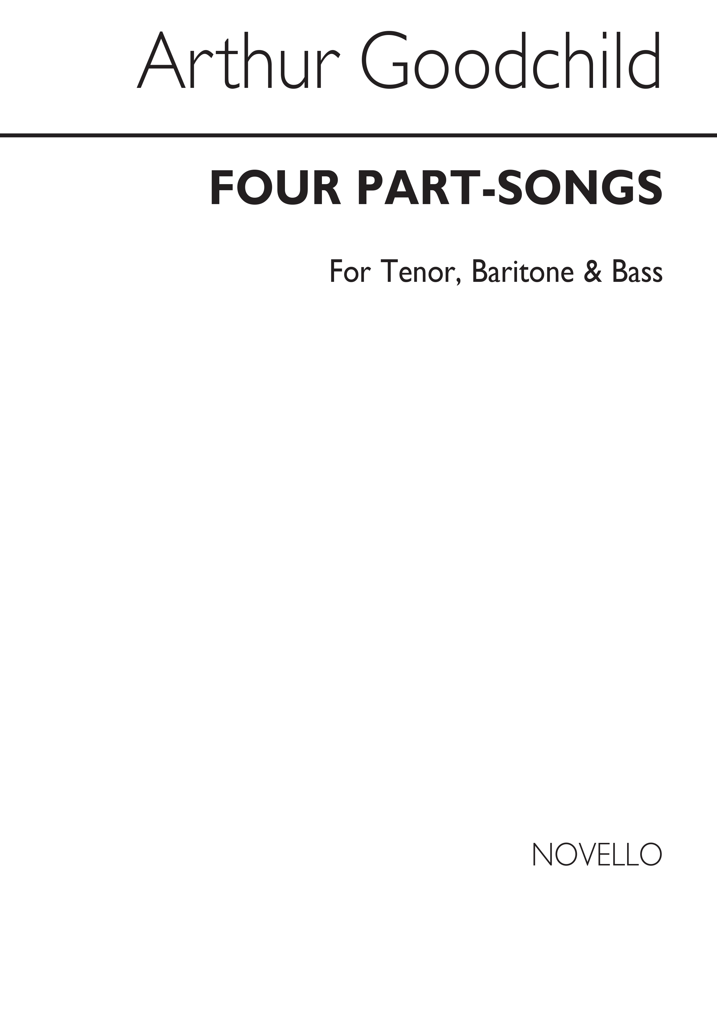 Four Part-Songs (arr.Goodchild) - TTB