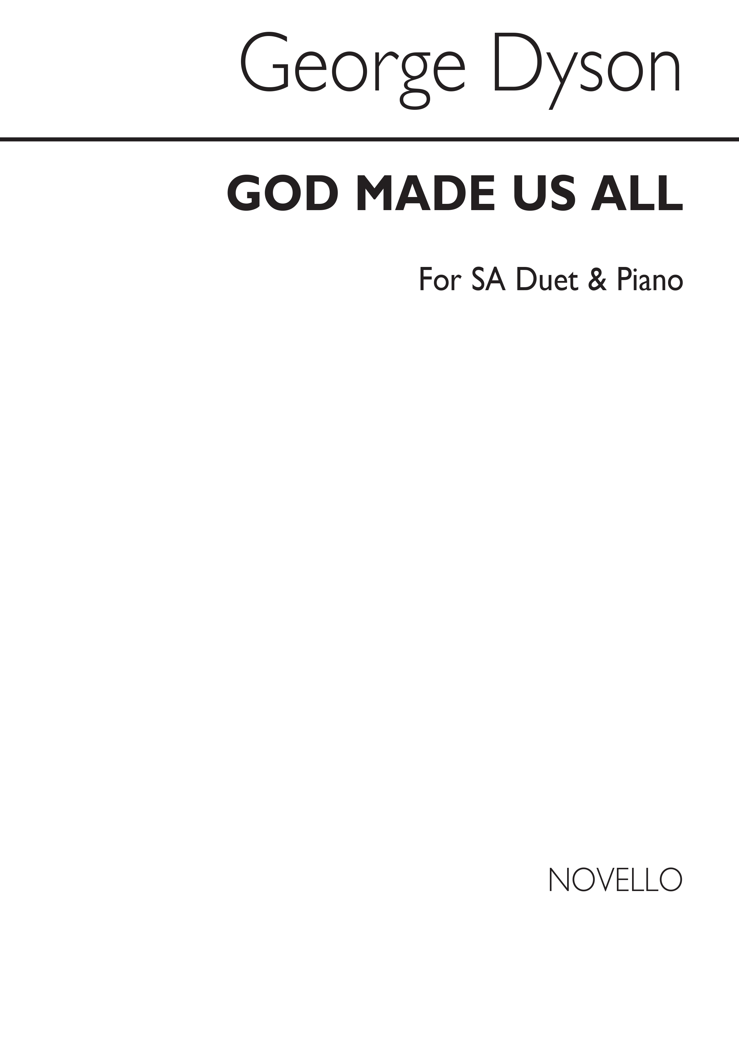 George Dyson: God Made Us All