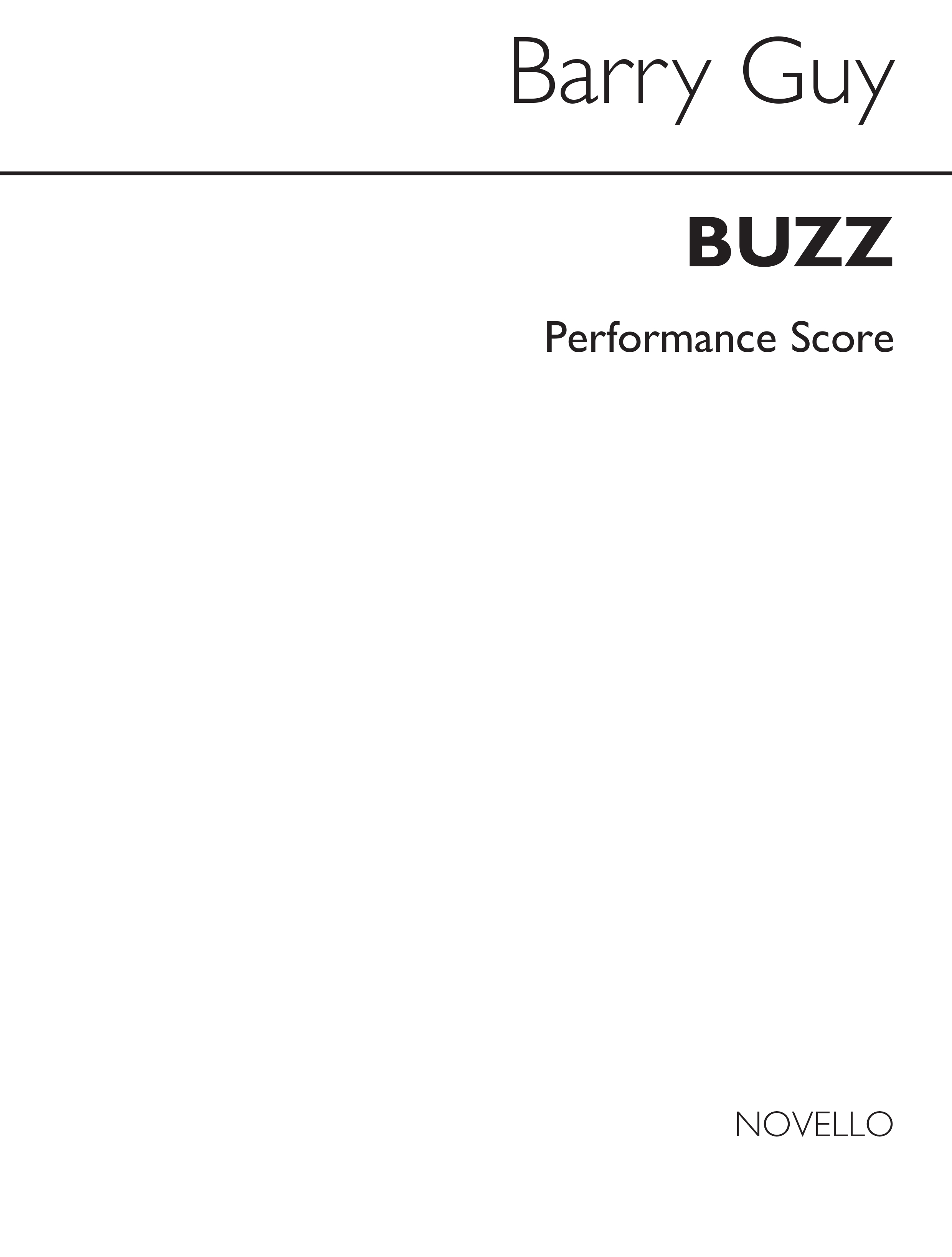 Guy: Buzz String Quartet (Players' Score)