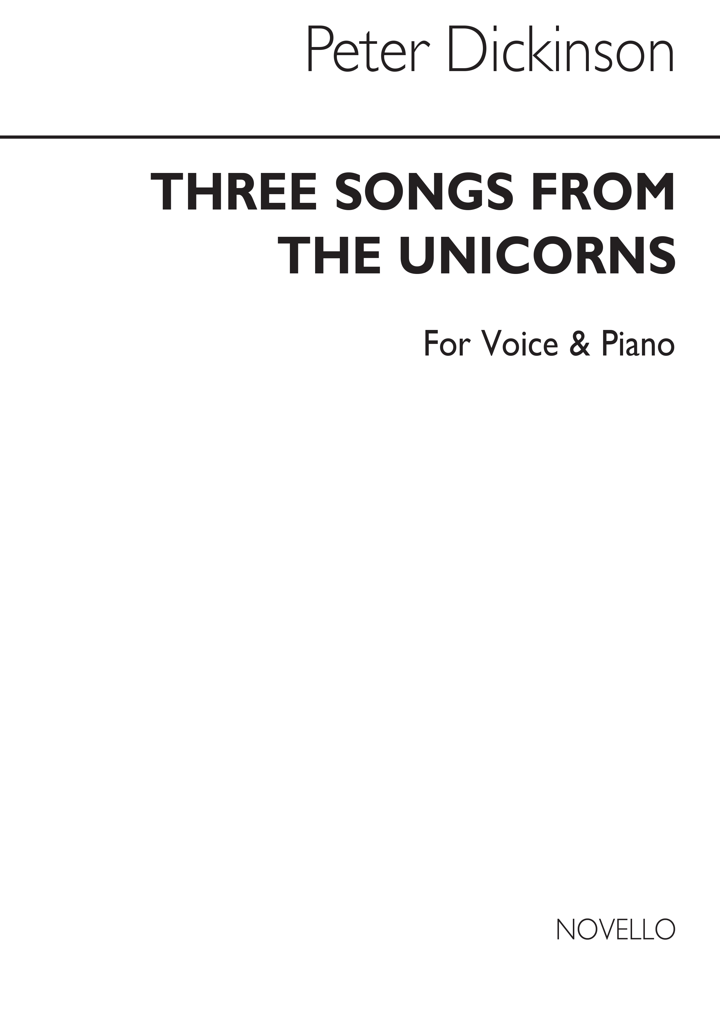 Dickinson: Three Songs From The Unicorns for Soprano and Piano