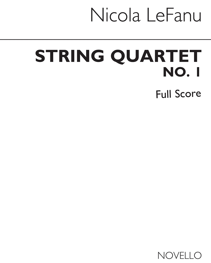 Lefanu: String Quartet No.1 (Score)