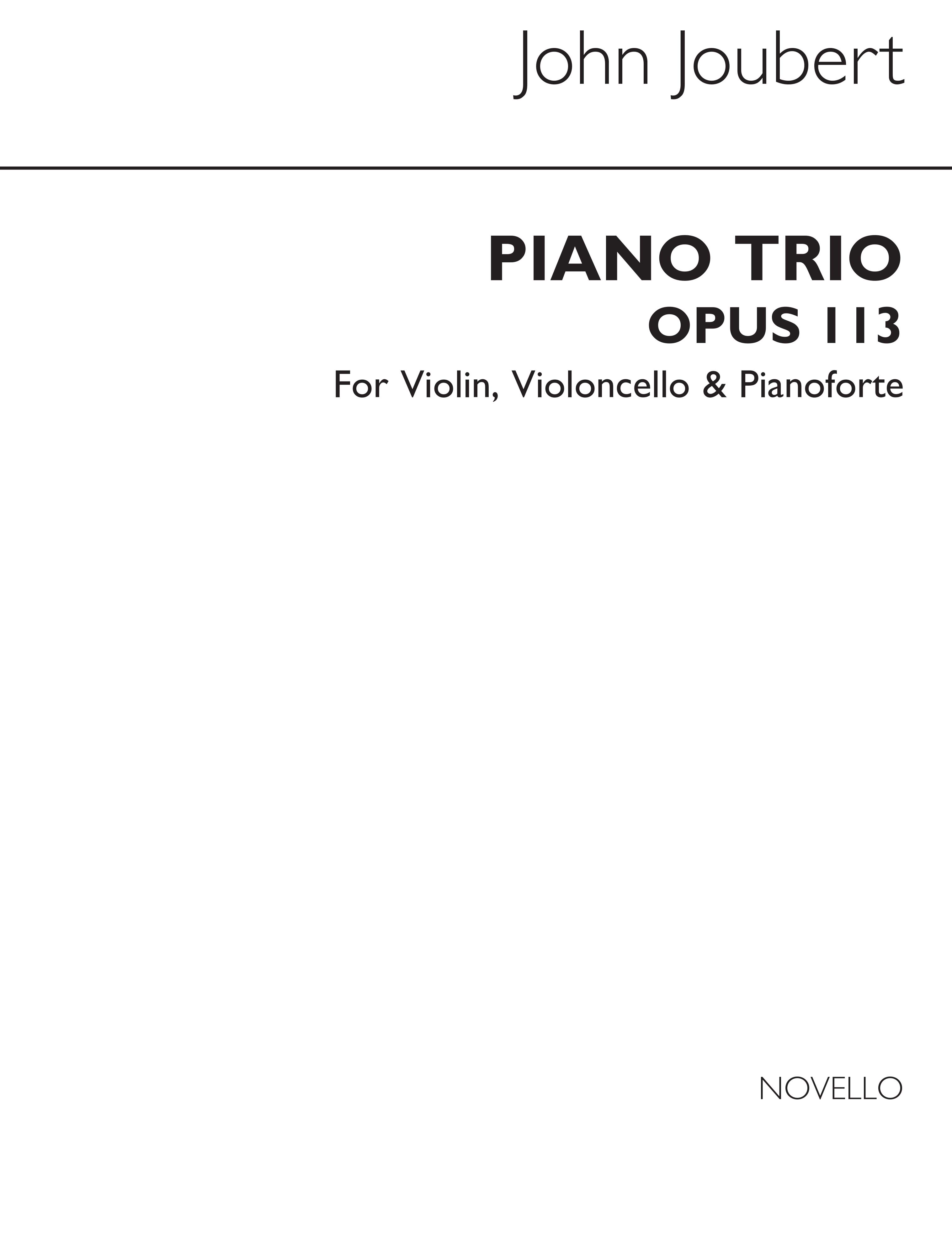 John Joubert: Piano Trio Op.113