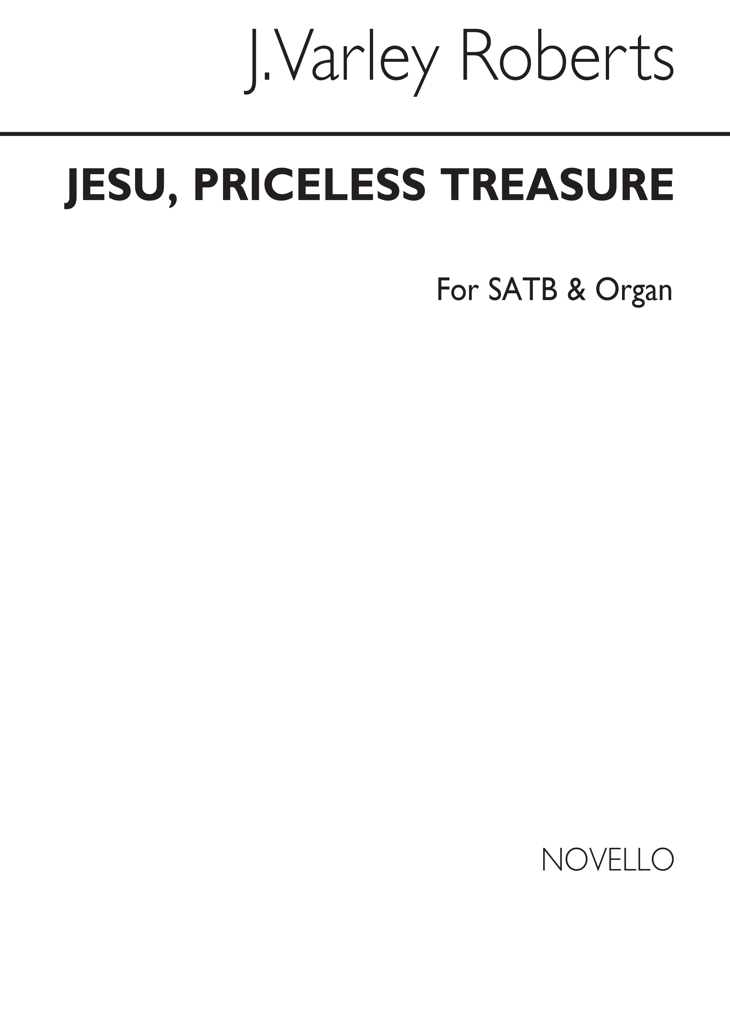 J. Varley Roberts: Jesu, Priceless Treasure SATB/Organ
