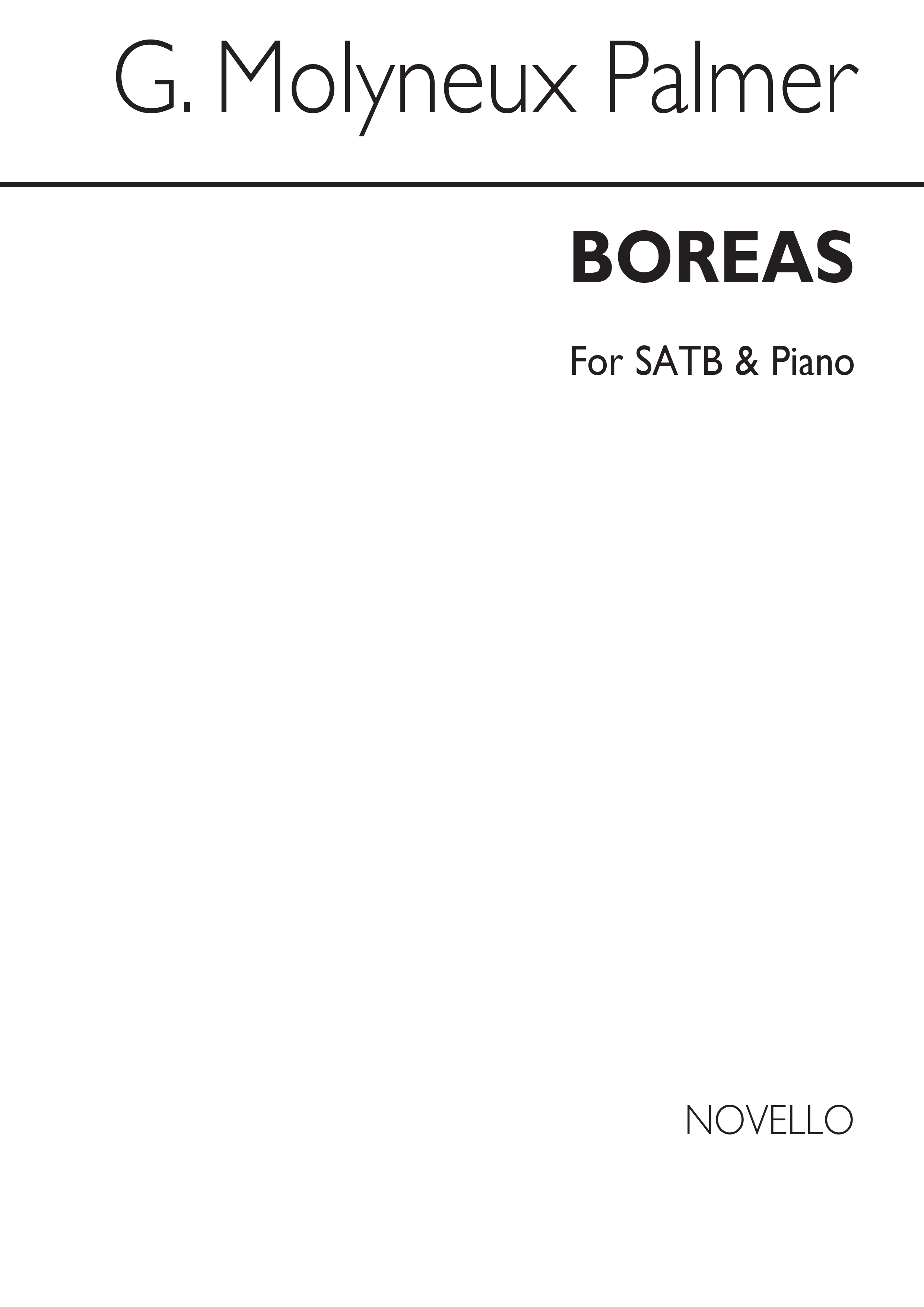 G. Molyneux Palmer: Boreas Satb/Piano