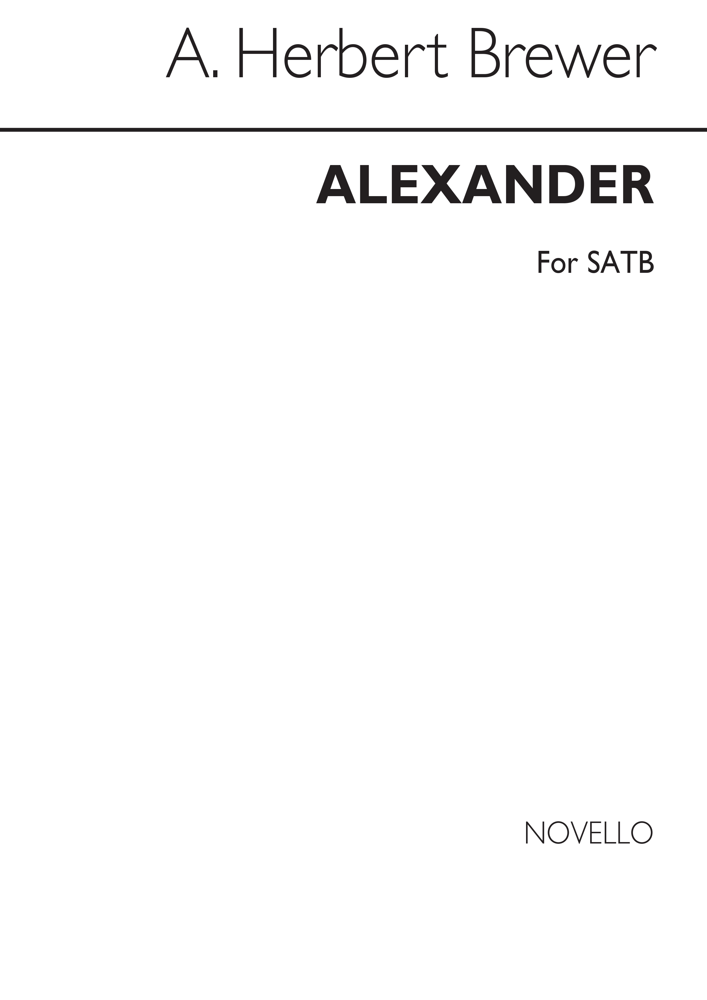 Brewer Alexander Satb