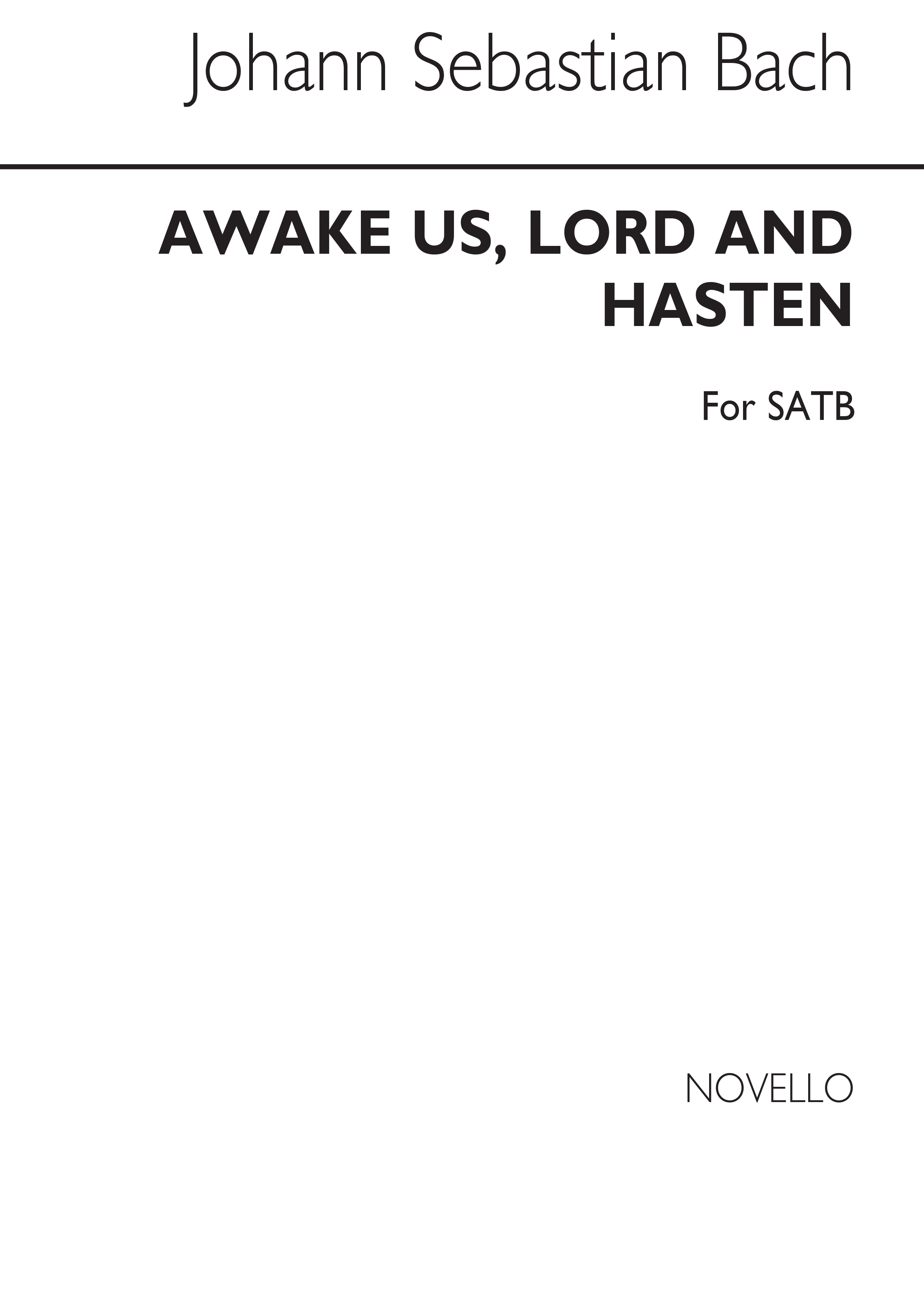 Bach Awake Us Lord Satb