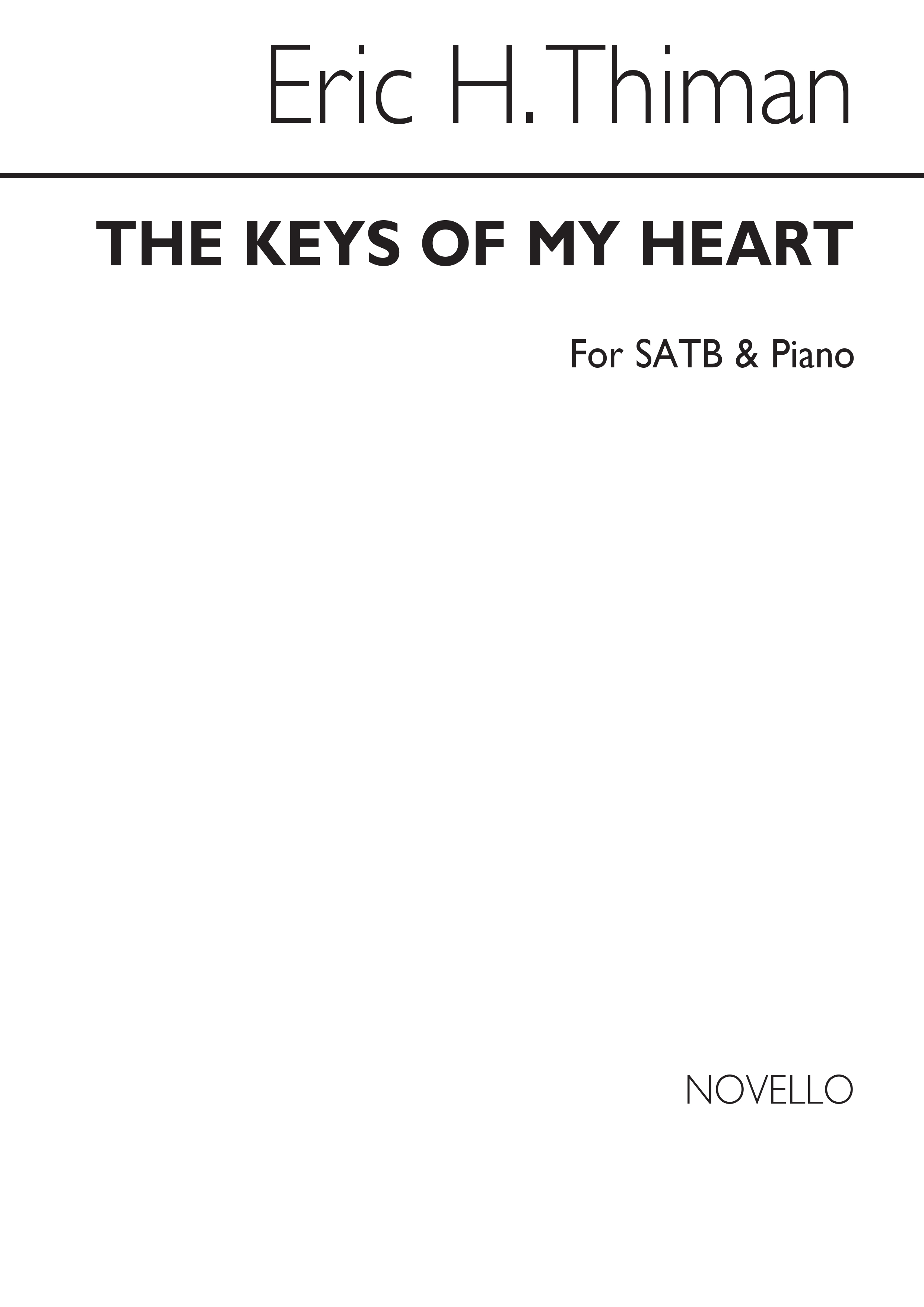 Thiman: The Keys Of My Heart SATB