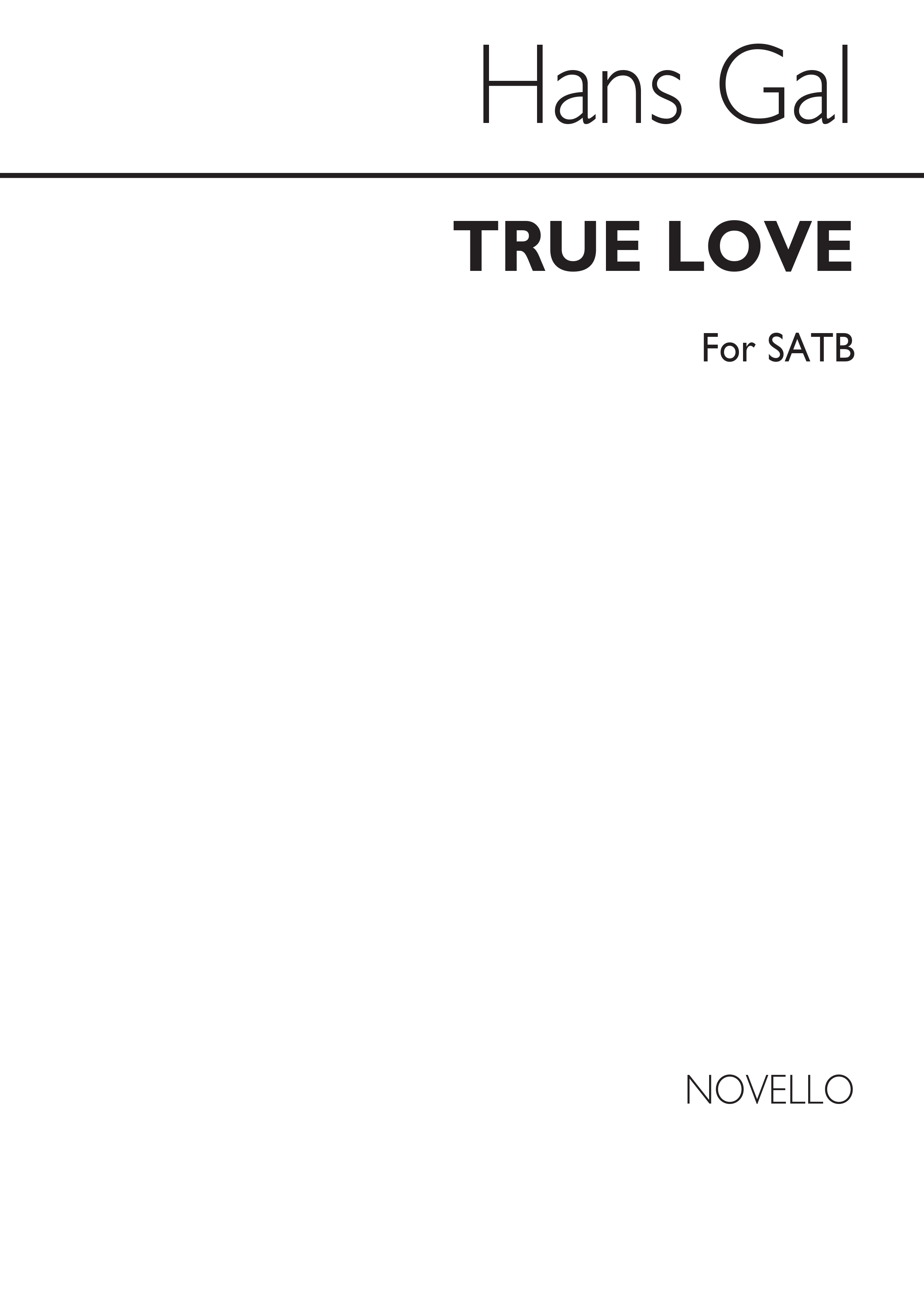 Hans Gal: True Love Op.51 No.2