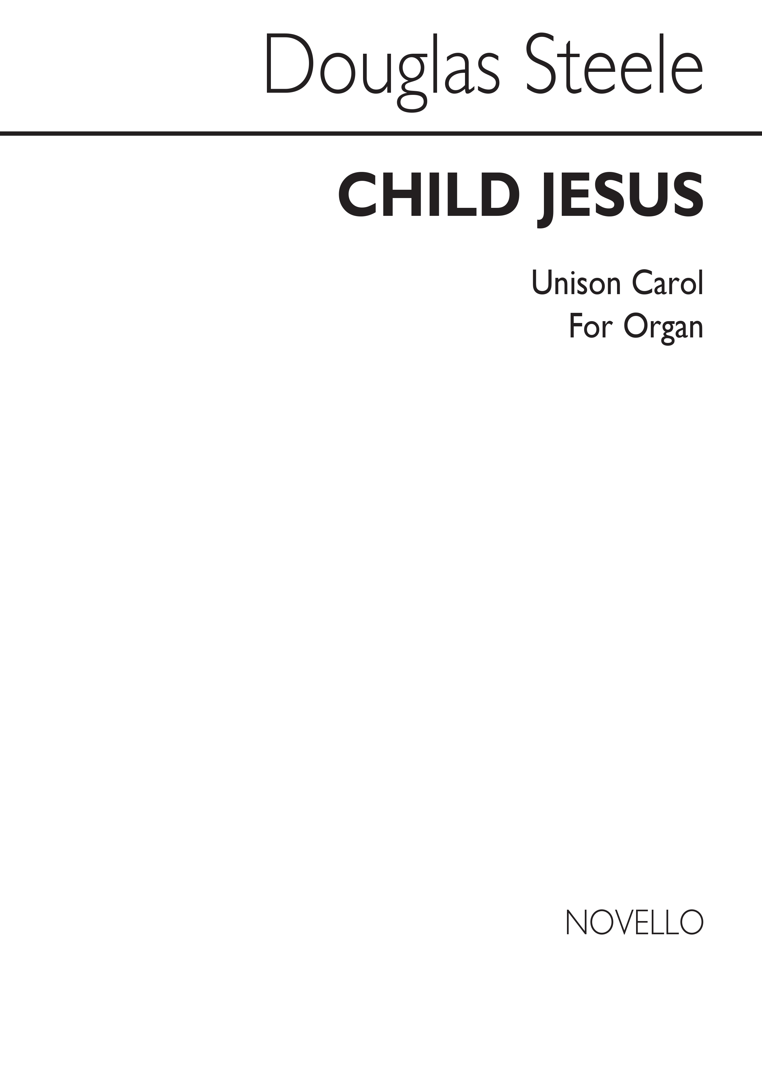Steele Child Jesus Unison/Organ