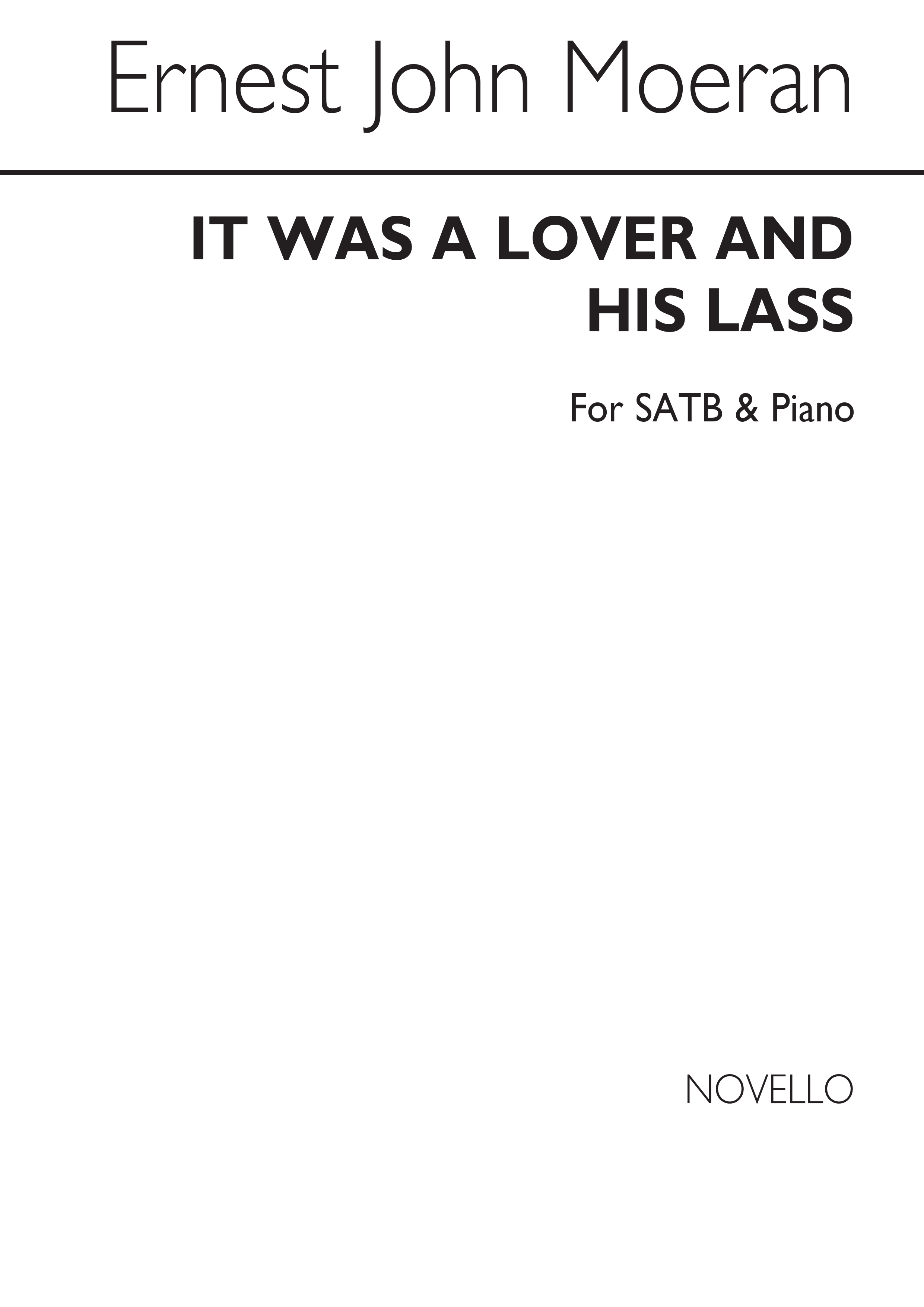 Moeran: It Was A Lover And His Lass for SATB Chorus
