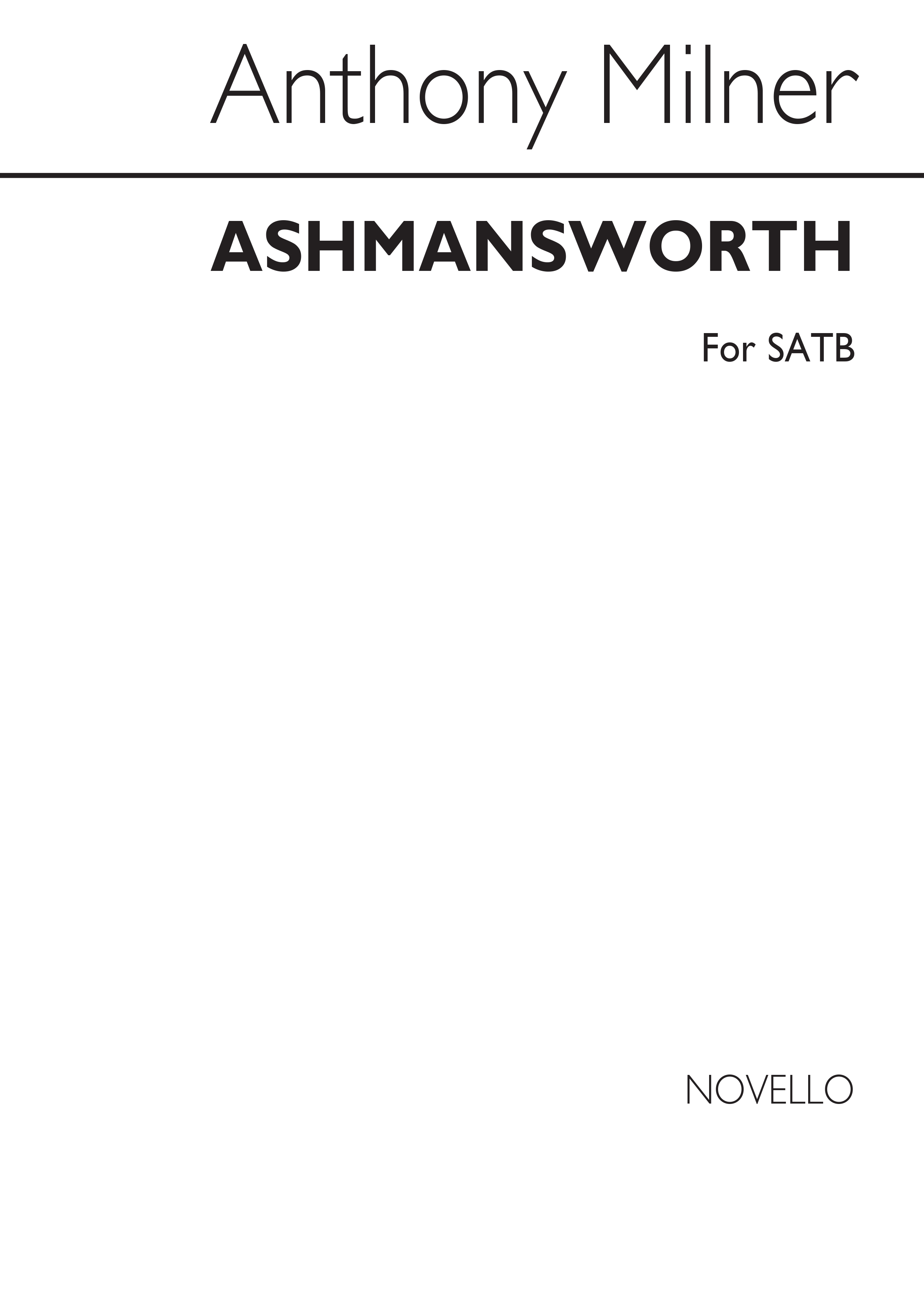 Anthony Milner: Ashmansworth