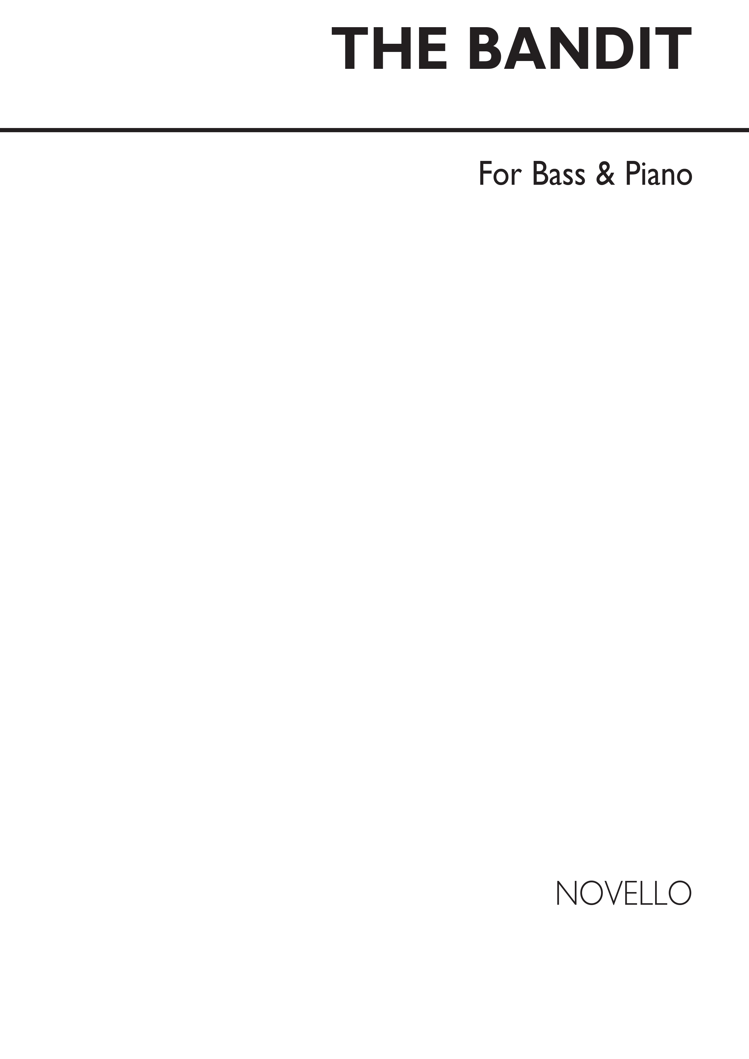 Anonymous The Bandit Tenor/Bass & Piano