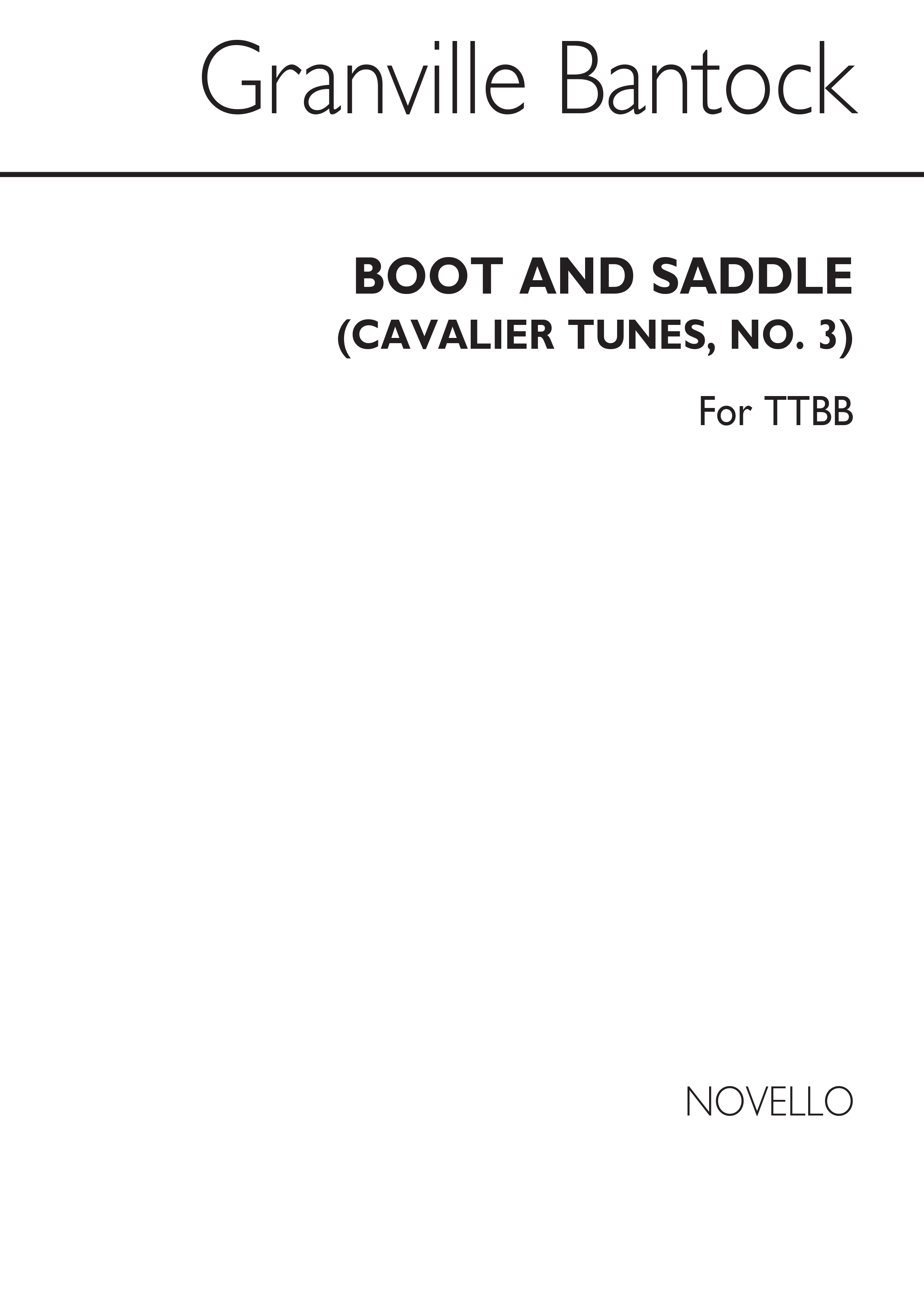 Granville Bantock: Boot And Saddle (Cavalier Tunes No.3)